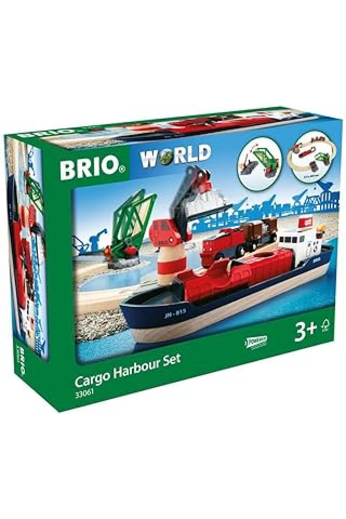 Mu Art Ahşap Brio Kargo Limanı Seti - 33061