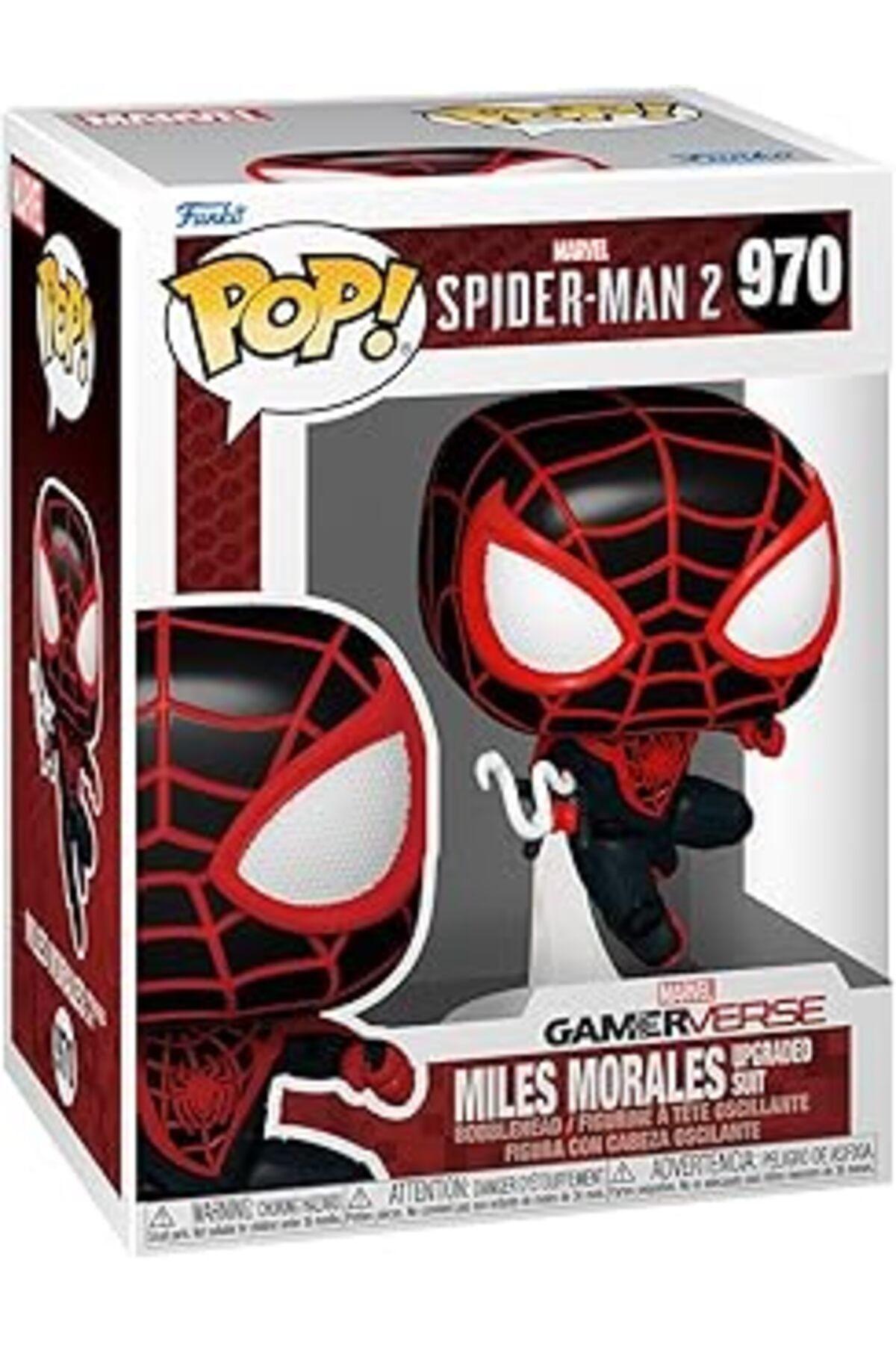 NETWORK ART Funko Pop! Marvel: Gamerverse - Örümcek Adam 2, Miles Morales Yükseltilmiş Takım