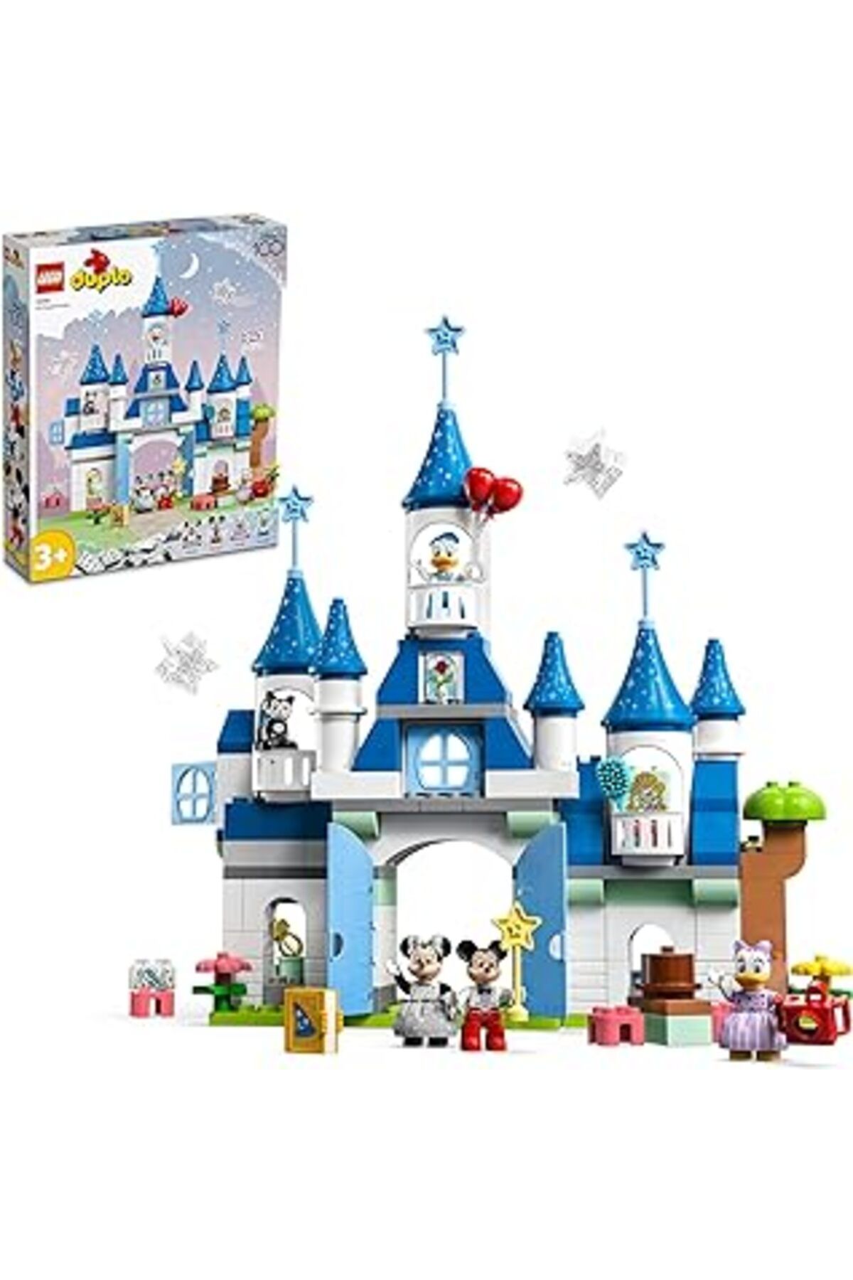 Mu Art Ahşap Lego® Duplo® | Disney 3’Ü 1 Arada Sihirli Şato 10998-3 Yaş Ve Üzeri Çocuklar Için Hayal Gücüne Daya