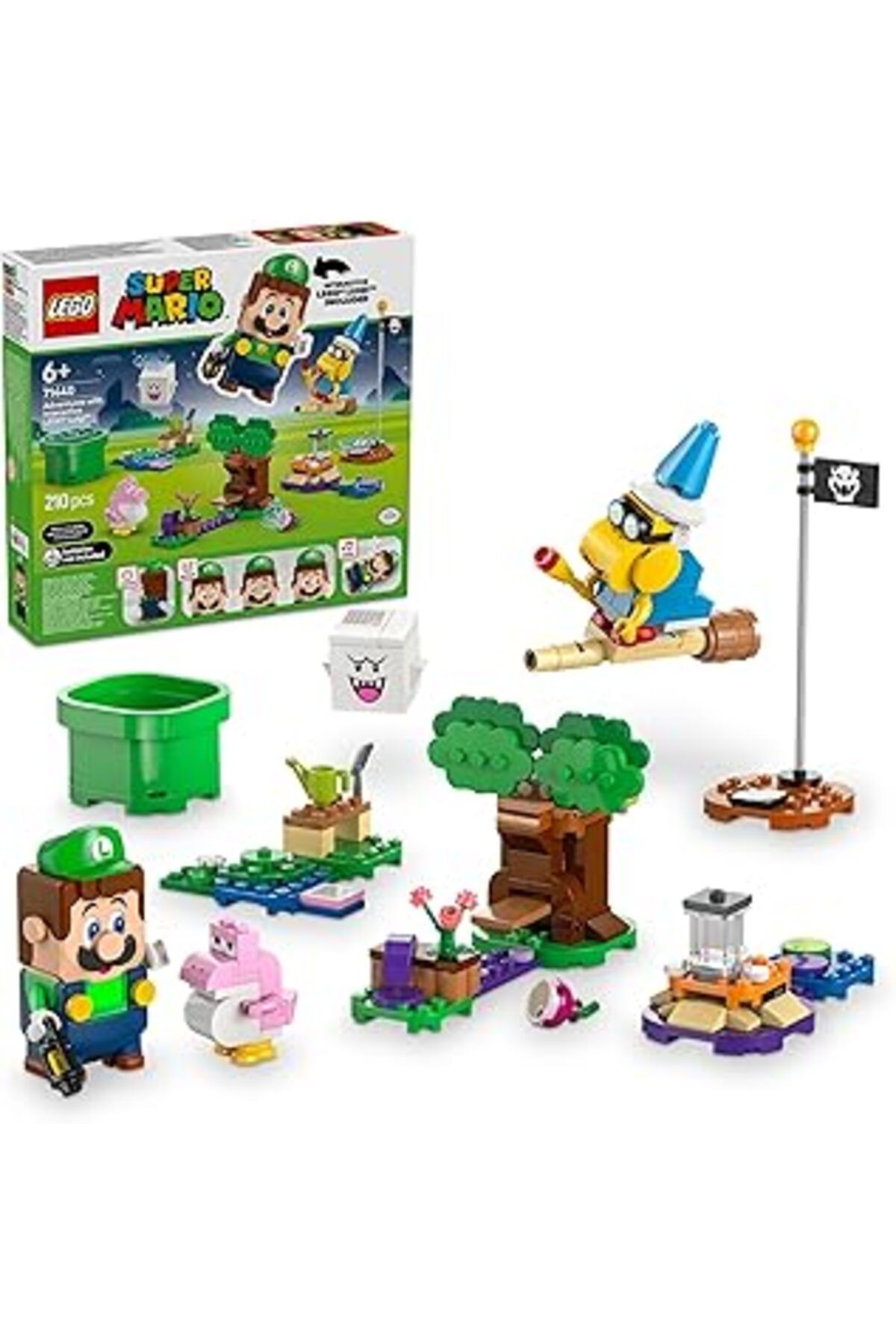 Mu Art Ahşap Super Mario İnteraktif Luigi Ile Maceralar 71440-6 Yaş Ve Üzeri Çocuklar İçin Koleksiyonluk Yaratıc
