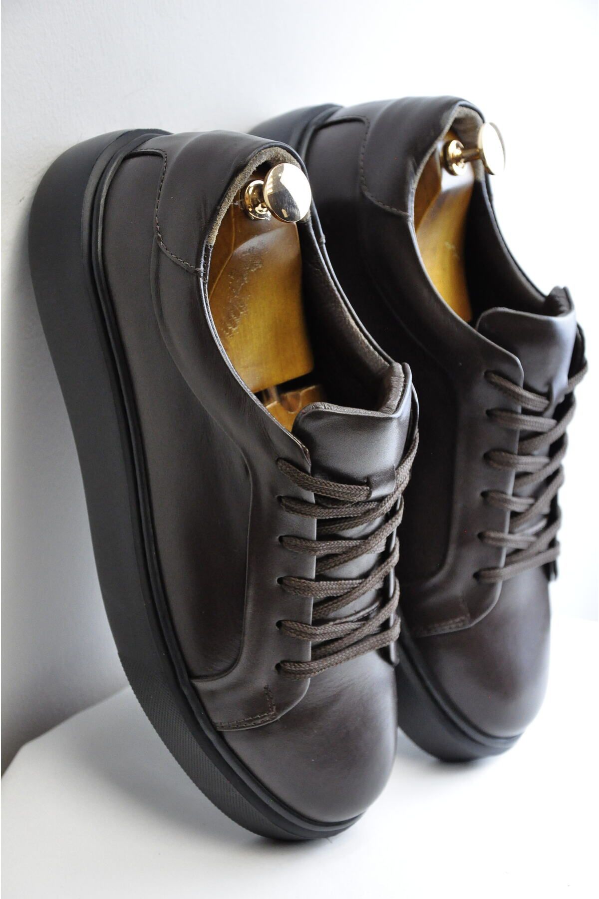 ARYAN Wraith Model Hakiki Natural Deri Sneaker Ayakkabı