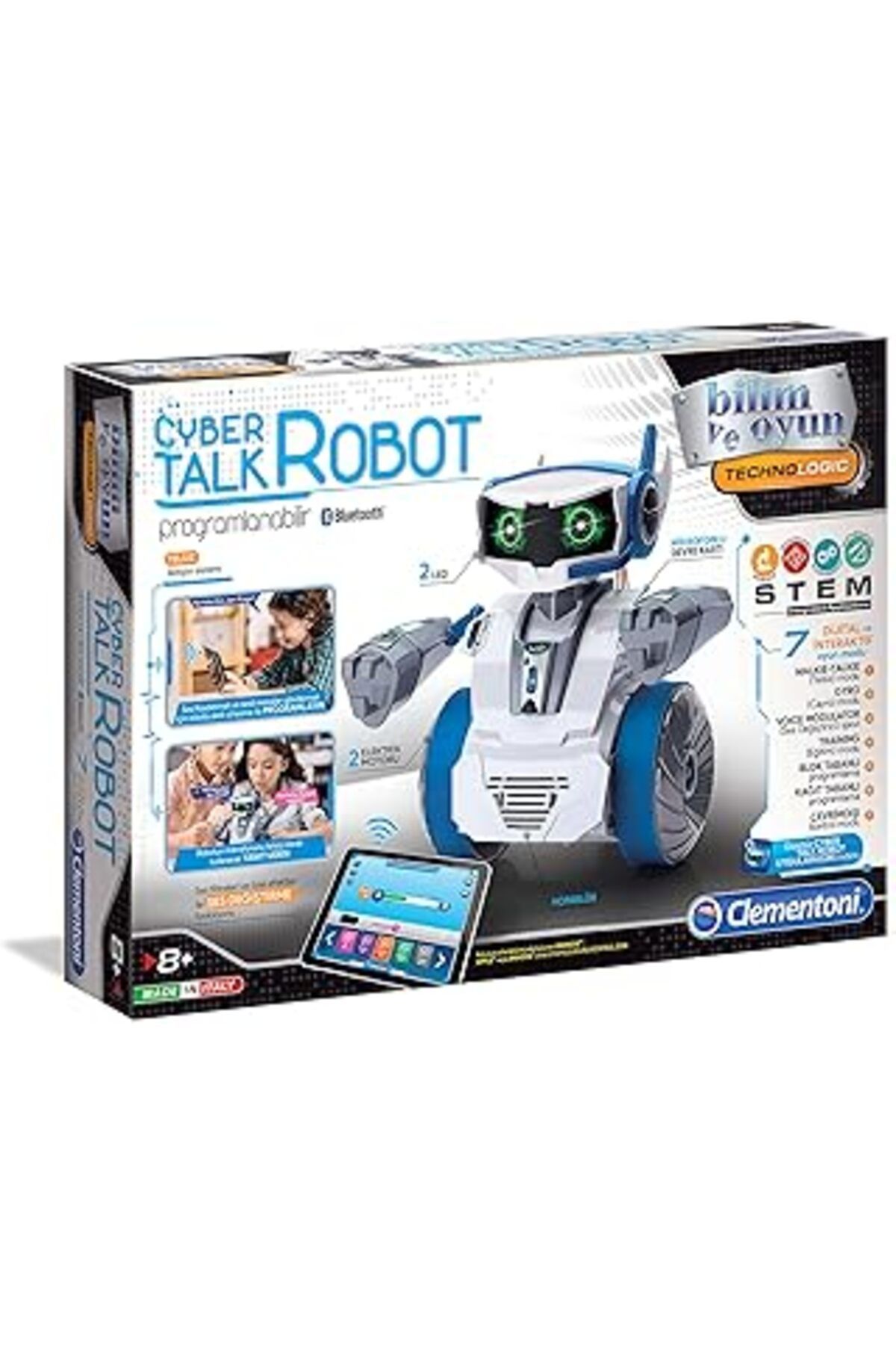 Mu Art Ahşap Robotik Laboratuvarı - Cyber Talk Robot Oyuncak