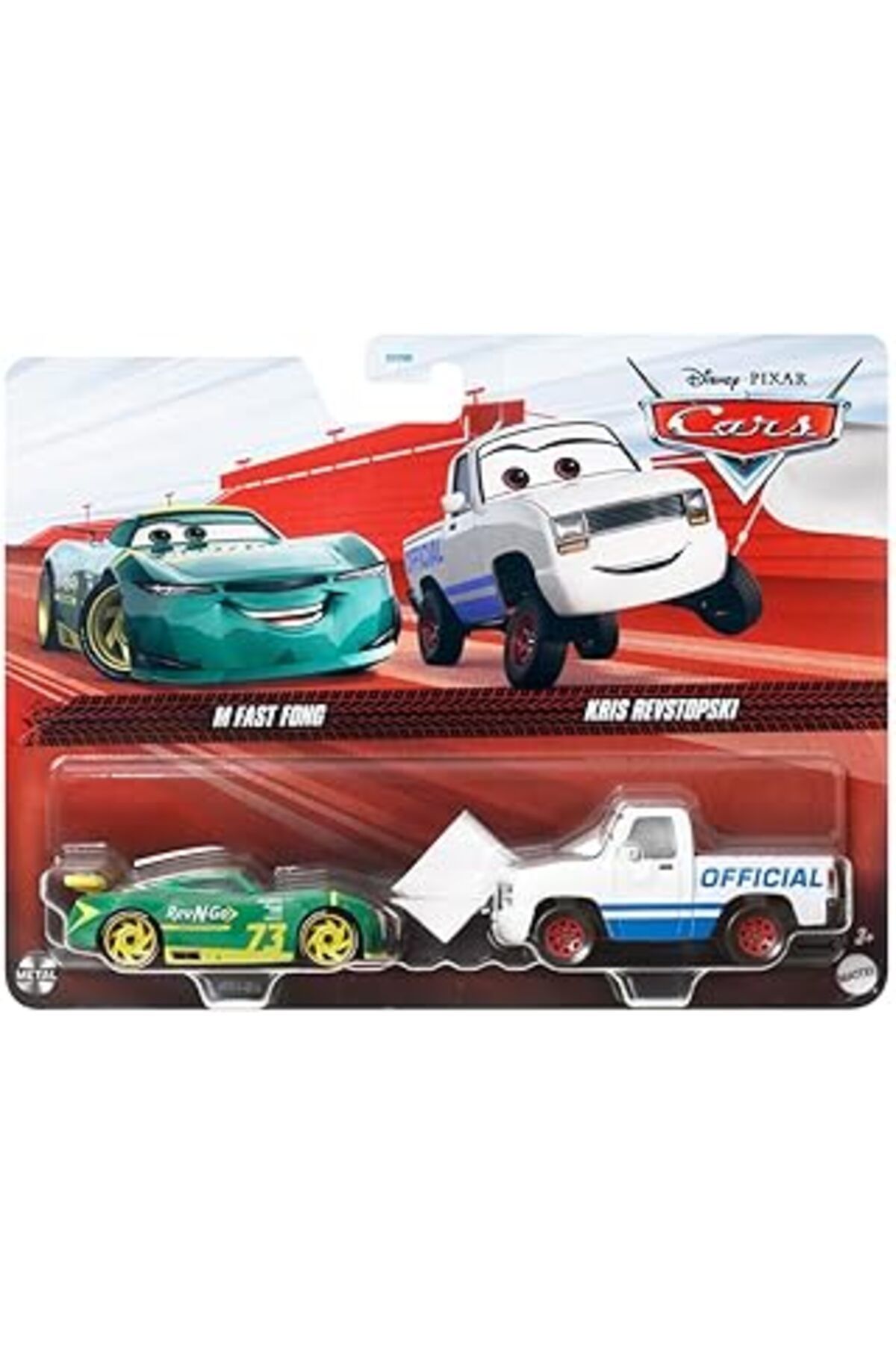 Mu Art Ahşap Cars Disney Pixar 2'Li Paket Metal 1:55 - M Fast Fong & Revstopski
