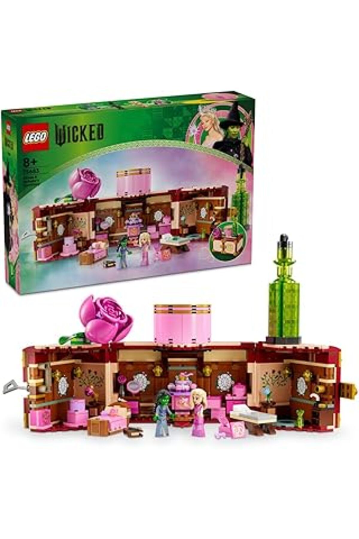 Mu Art Ahşap Lego Wicked Glinda Ve Elphaba’Nın Yurdu 75683-8 Yaş Ve Üzeri Çocuklar Için 2 Mini Bebek İçeren Fant