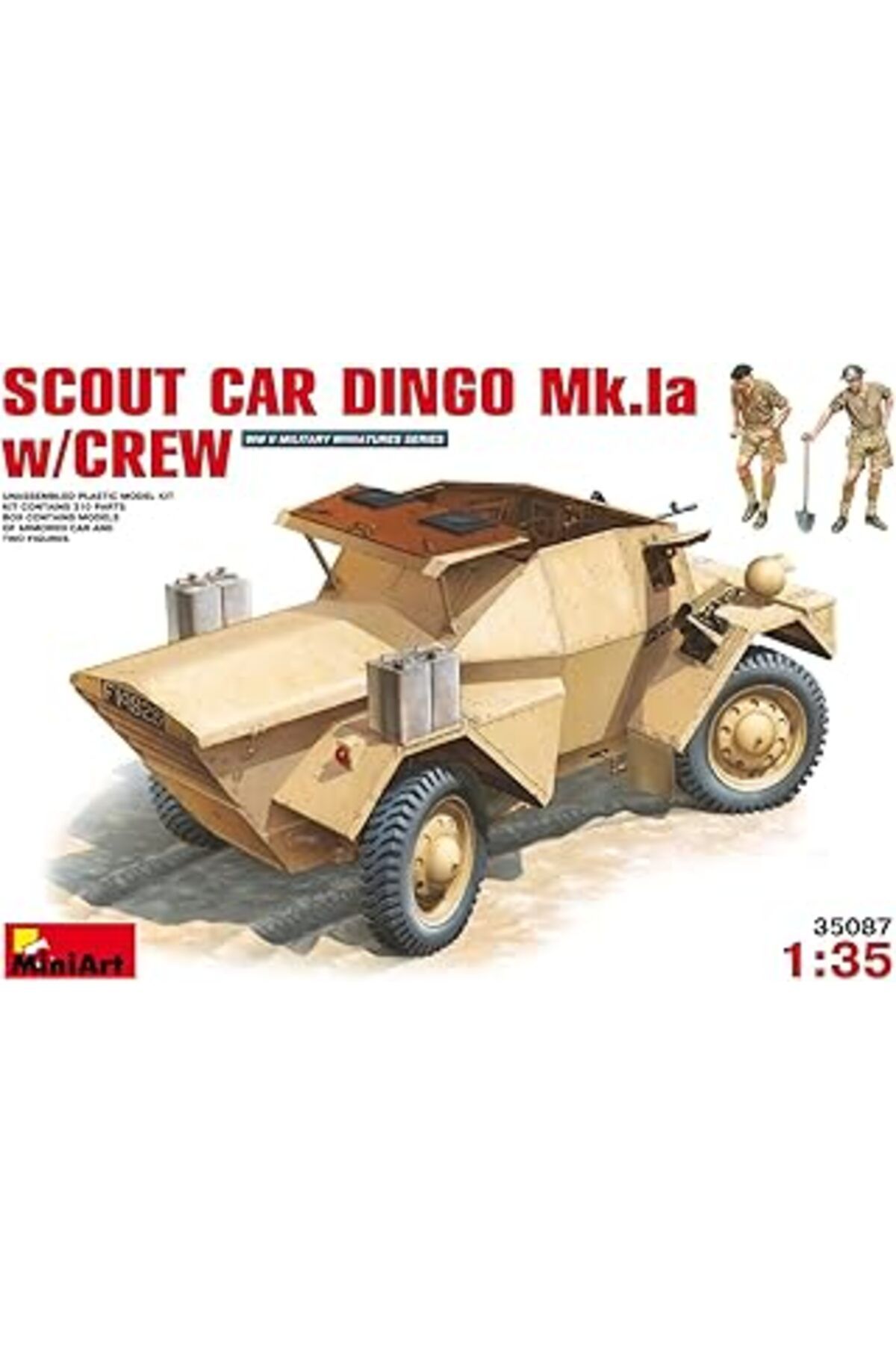 Mu Art Ahşap Miniart 35087 – Spaehwagen Dingo Mk 1 A Crew