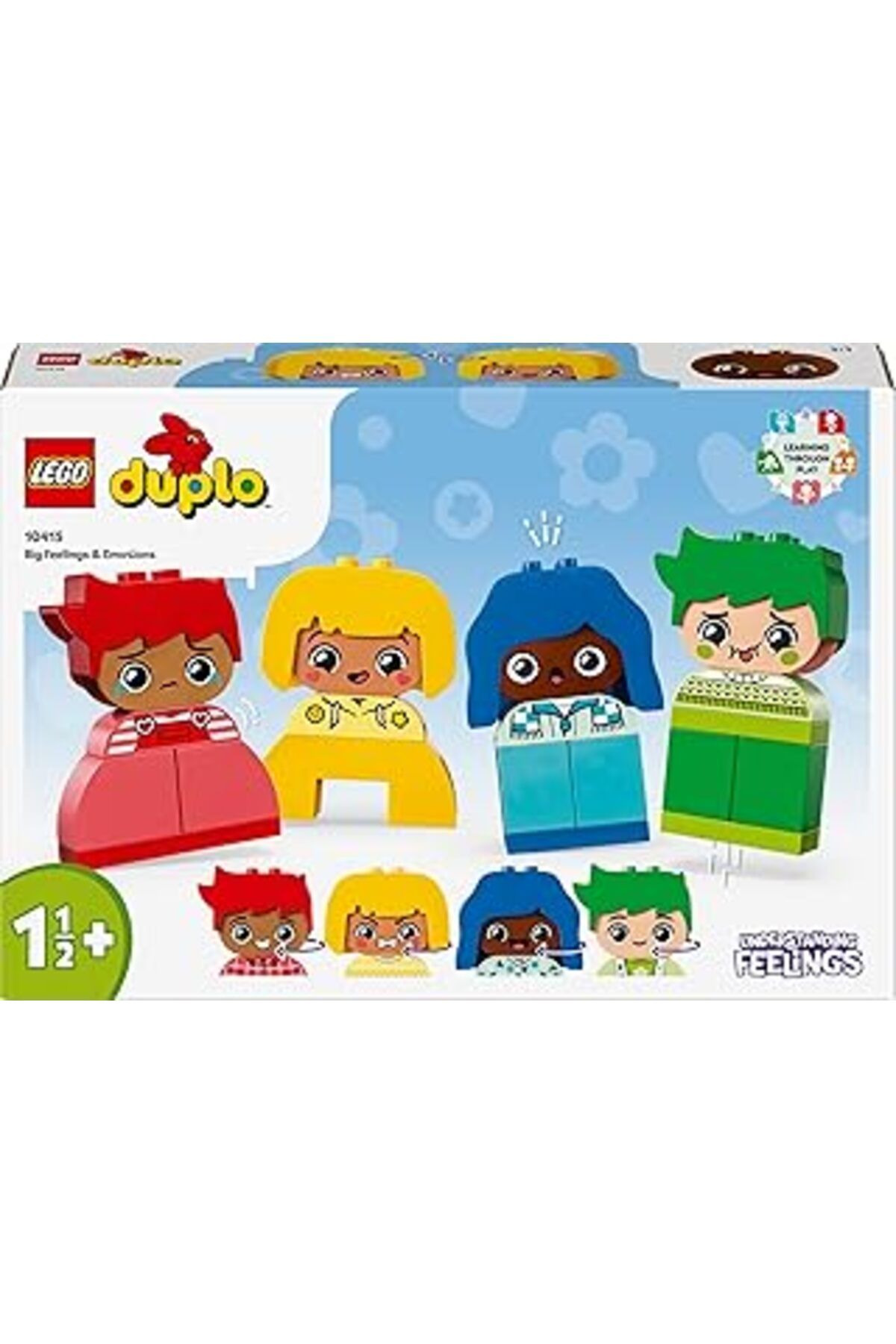 Mu Art Ahşap Duplo İlk Büyük Duygularım 10415-1 Buçuk Yaş Ve Üzeri Çocuklar Kişiselleştirilebilir Eğitici Oyunca