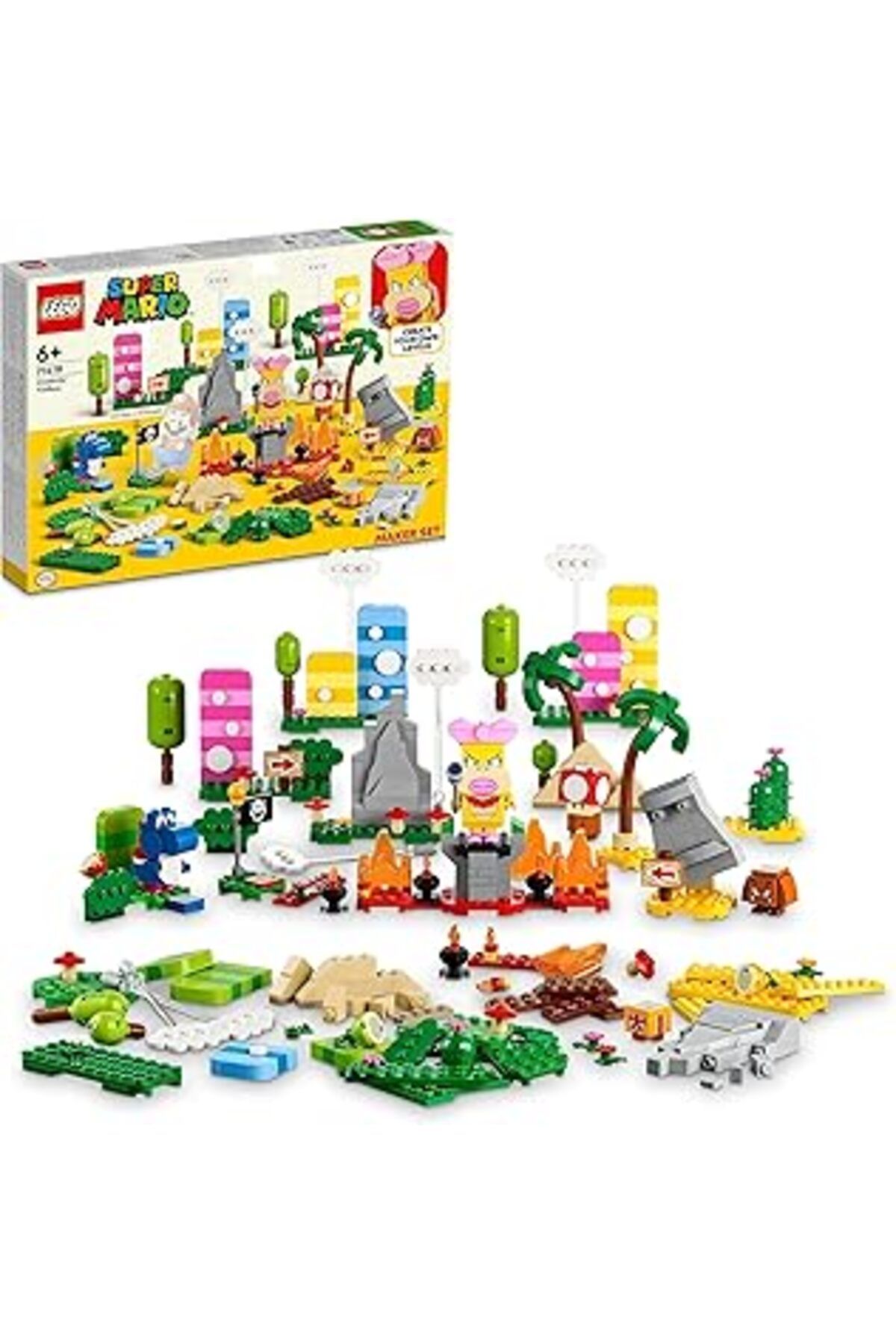 NETWORK ART Lego® Super Mario™ Yaratıcılık Araç Kutusu Yapım Seti 71418-6 Yaş Ve Üzeri Çocuklar Için Koleksiyon