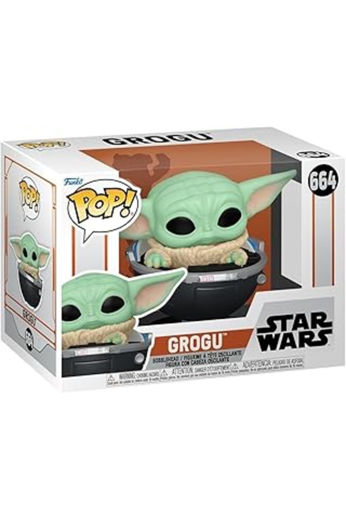 Mu Art Ahşap Funko Yıldız Savaşları: Mandaloryalı - Pram Ile Grogu