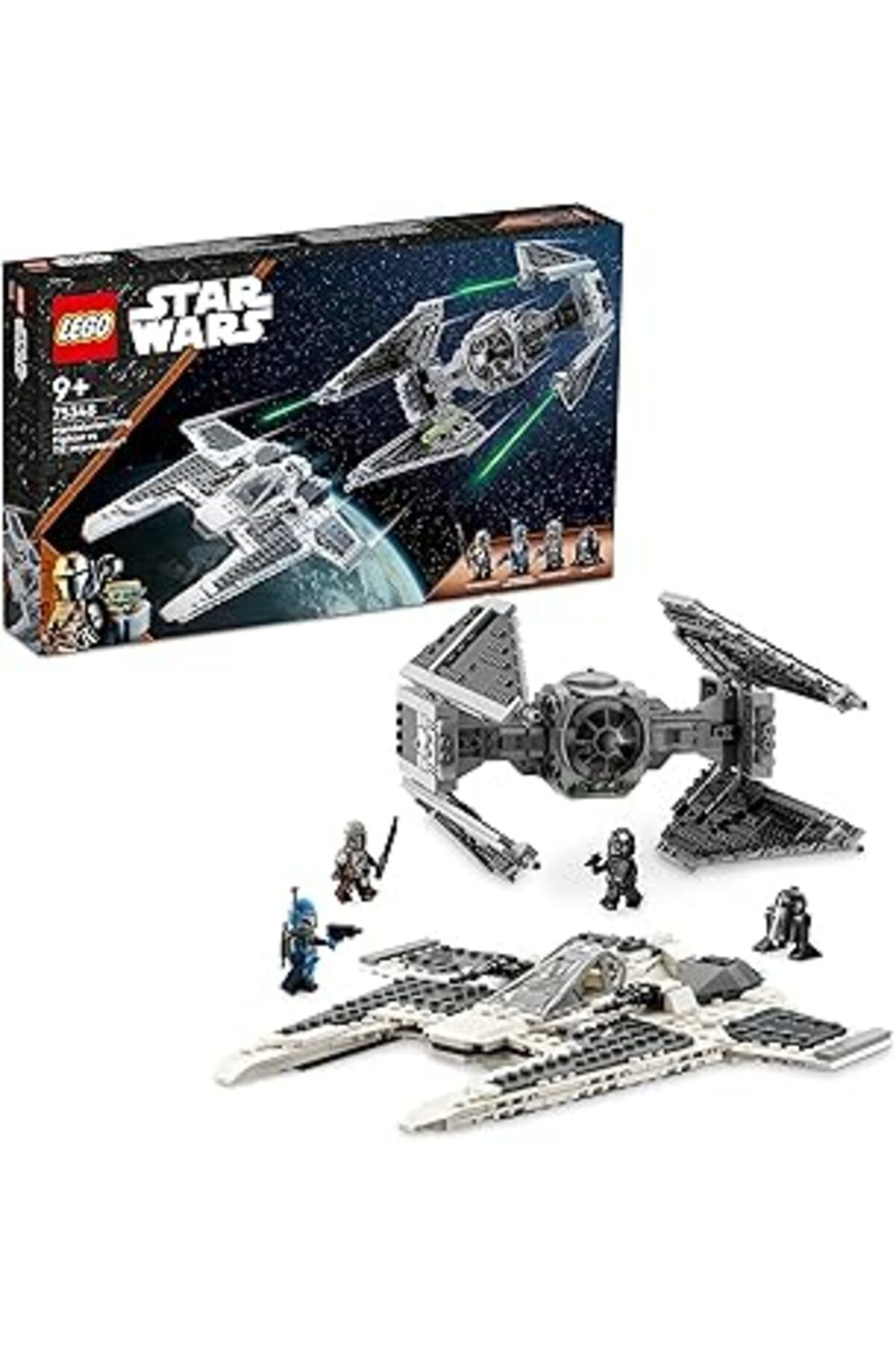 NETWORK ART Lego® Star Wars™ Mandalorian Fang Fighter Tie Interceptor™'A Karşı 75348-9 Yaş Ve Üzeri Çocuklar Iç