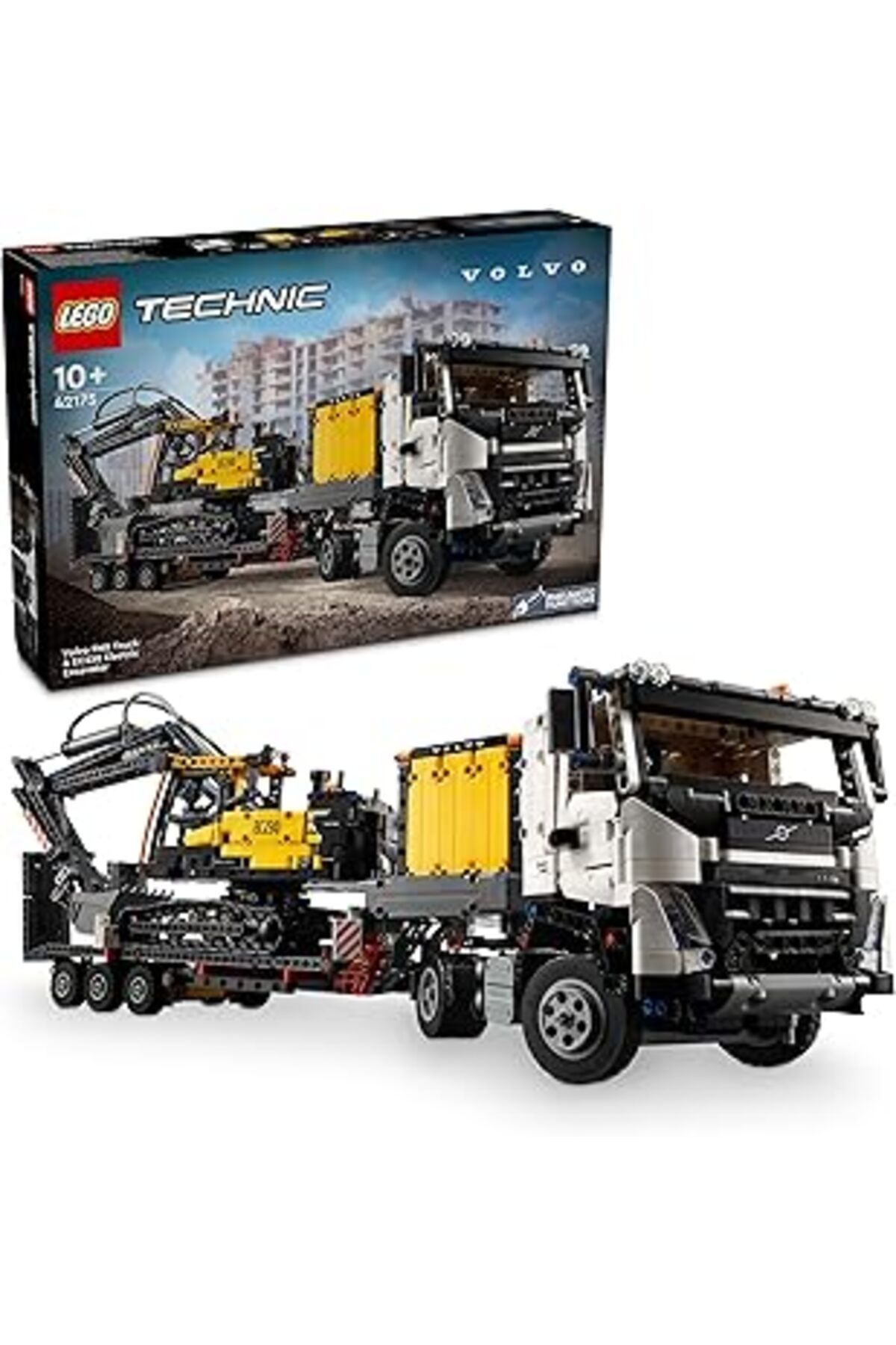Pazarcan Technic Volvo Fmx Kamyon Ve Ec230 Elektrikli Ekskavatör 42175-10 Yaş Ve Üzeri Çocuklar Yaratıcı Oyu