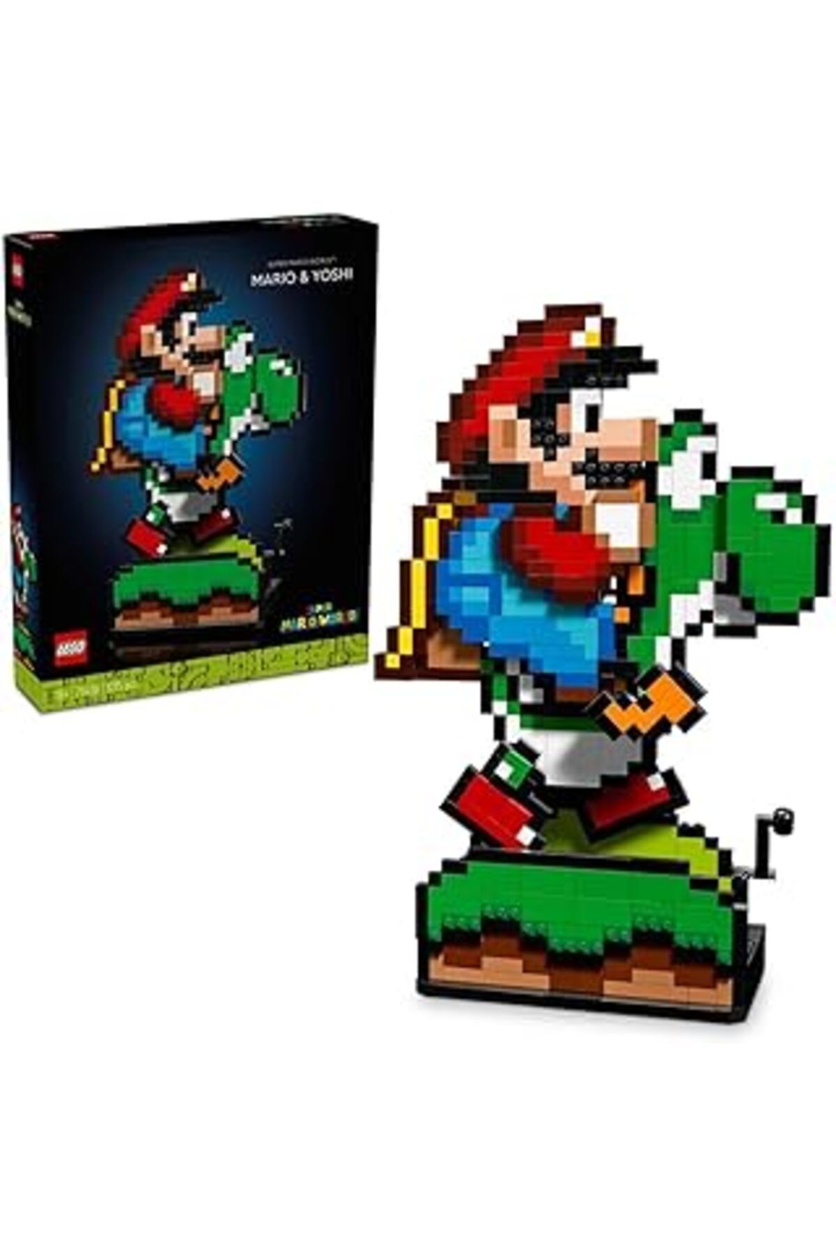 Mu Art Ahşap Super Mario Super Mario World: Mario Ve Yoshi 71438 - Yetişkinler Sergilenebilir Koleksiyonluk Yapı