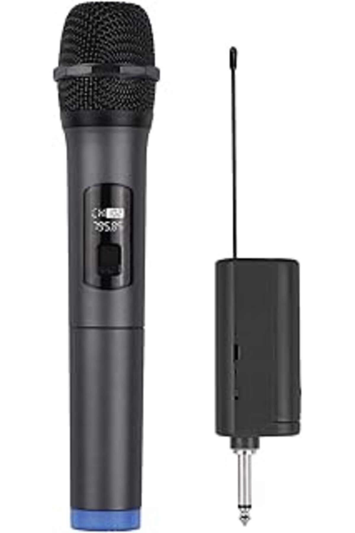 Pazarcan Profesyonel Kablosuz Mikrofon Dinamik Mikrofon Taşınabilir Mini Alıcı 6.35Mm Fiş Karaoke Konuşma To
