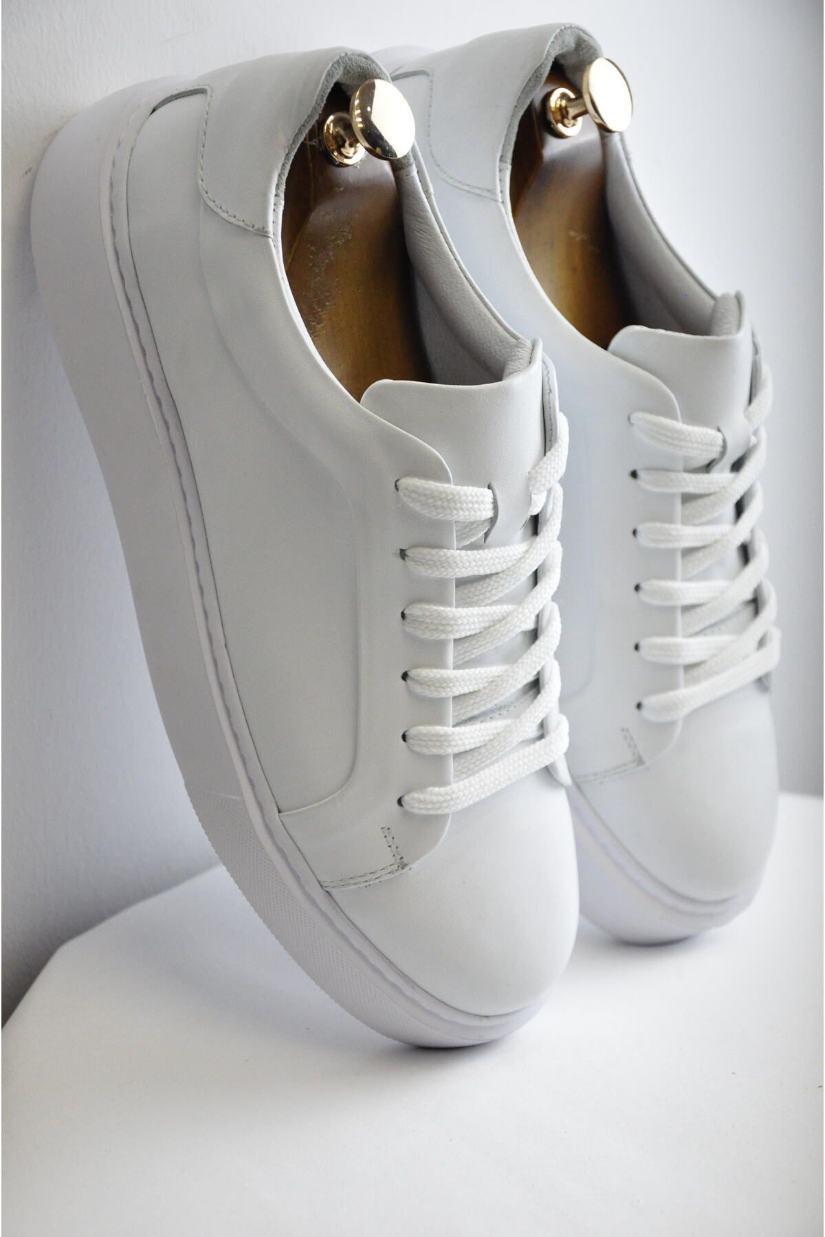 ARYAN Wraith Model Hakiki Natural Deri Sneaker Ayakkabı