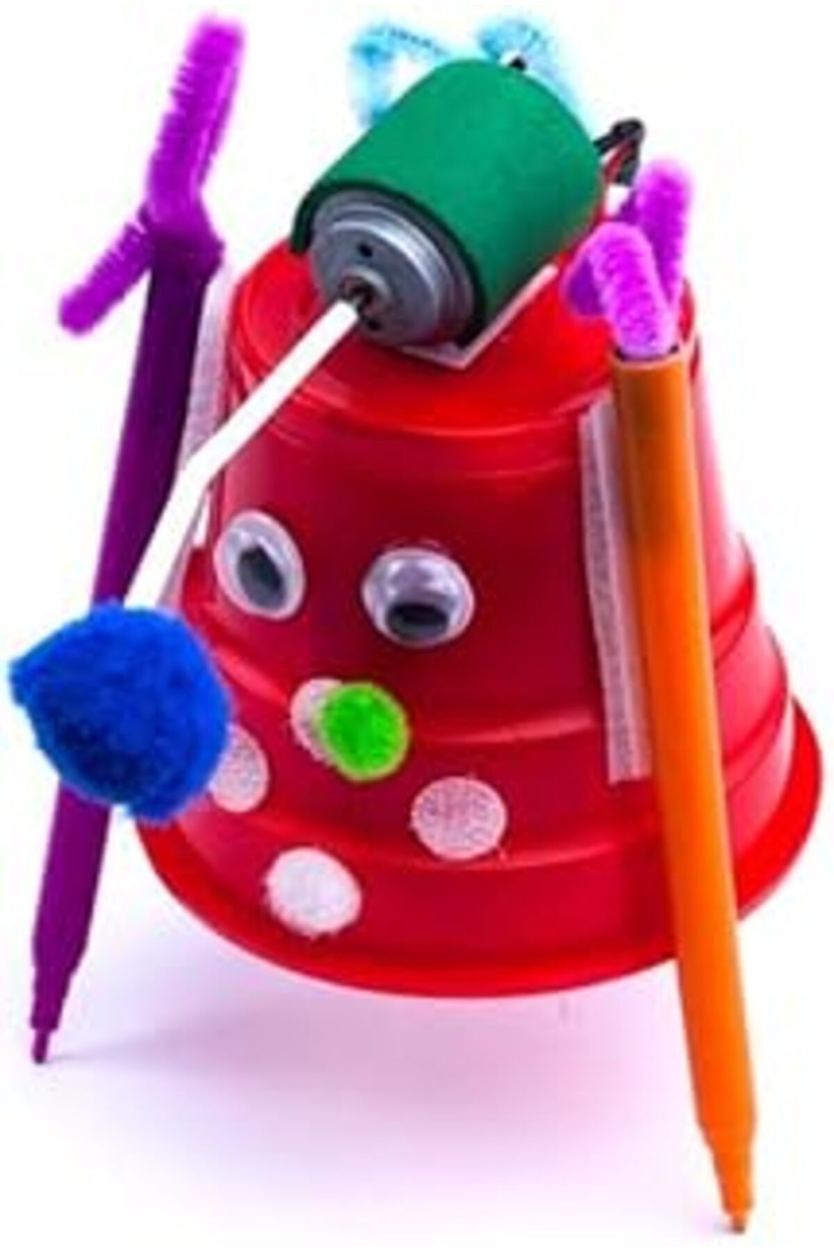 Mu Art Ahşap Stemist Box Ressam Robot