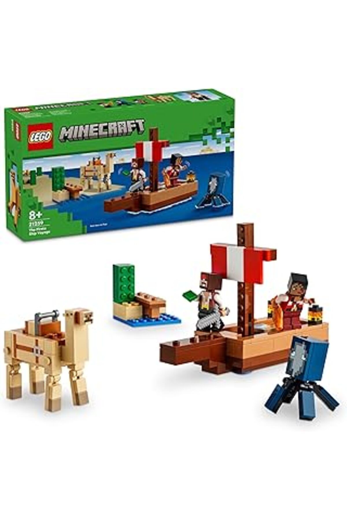 Mu Art Ahşap Lego Minecraft Korsan Gemisi Yolculuğu 21259 – 8 Yaş Ve Üzeri Macera Oyunları Seven Çocuklar İçin K