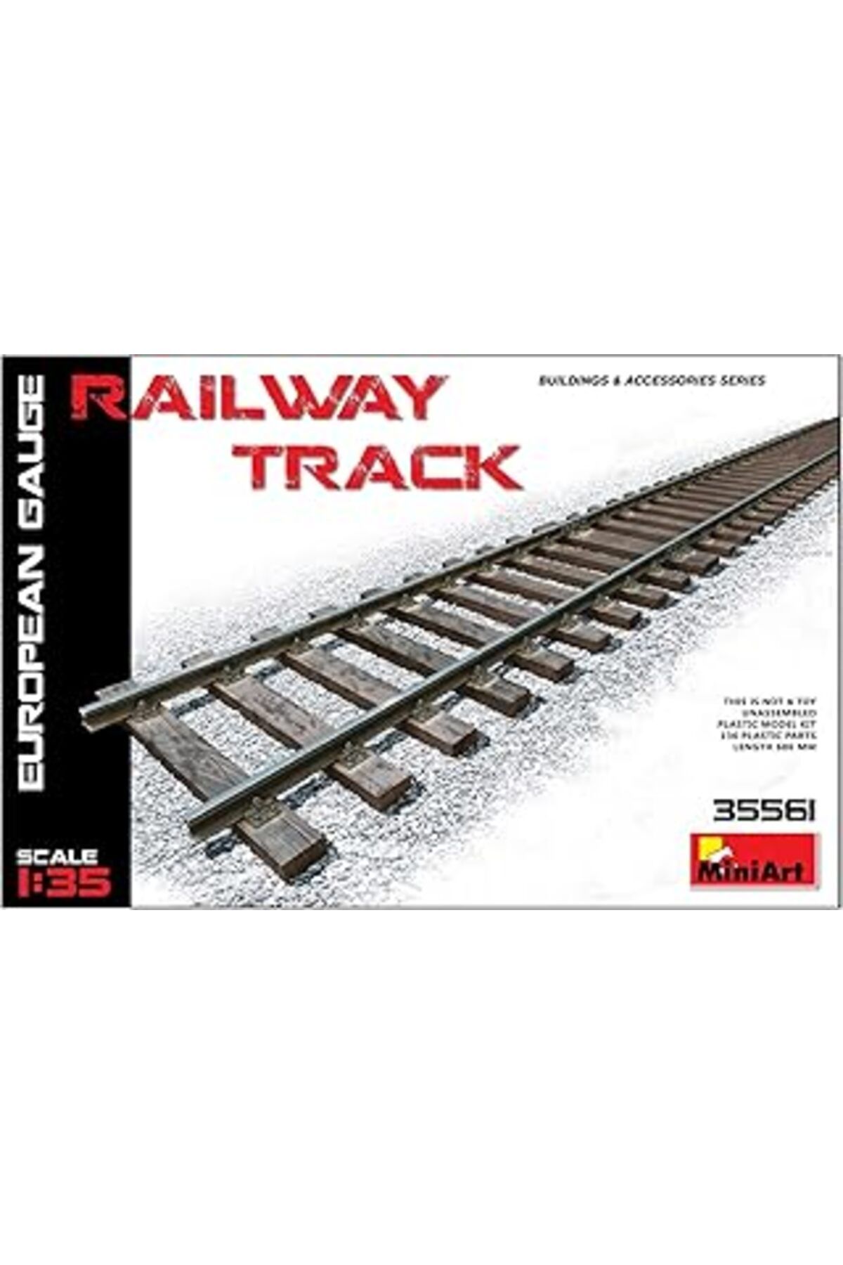 Mu Art Ahşap Miniart 35561 – Aksesuvarı Ve Gereci Railway Track European Gauge