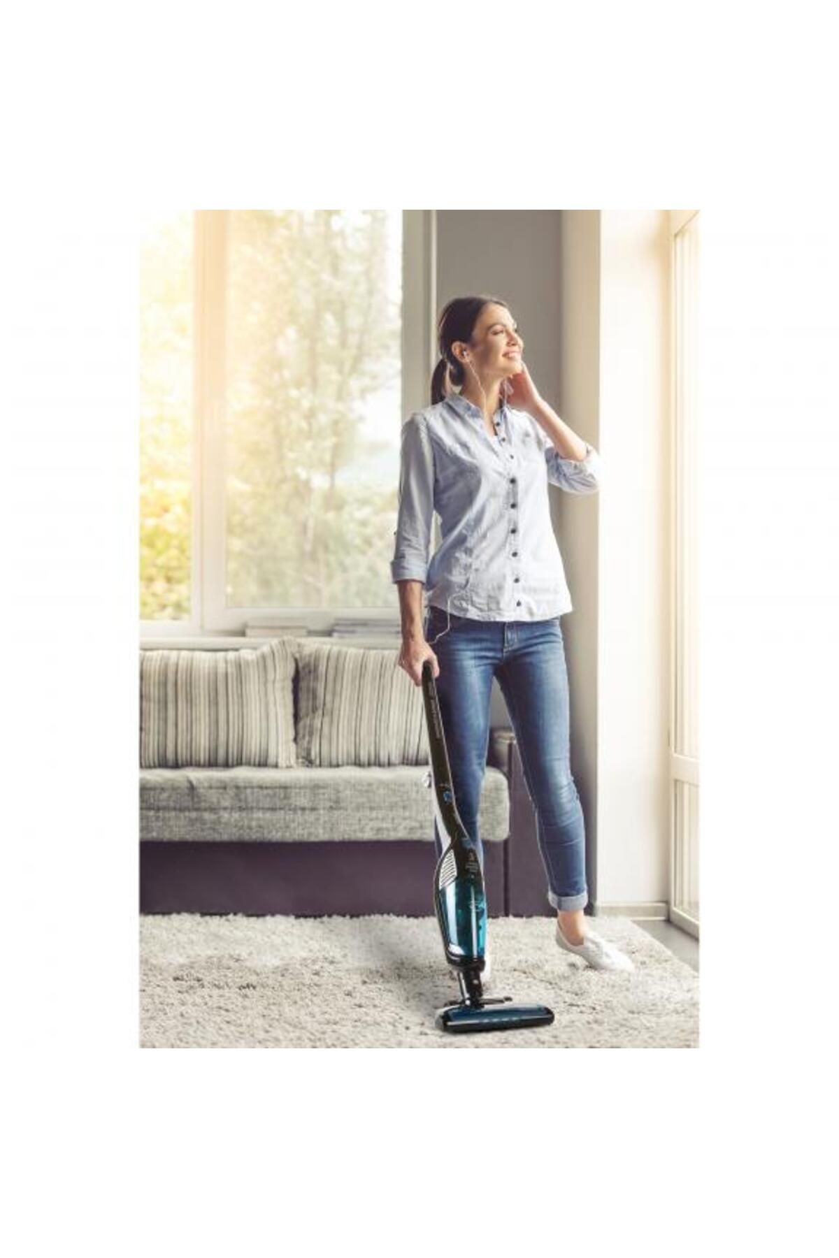 Domo-3-in-1 upright vacuum cleaner with integrated mop function and cordless use Domo DO228SV 15