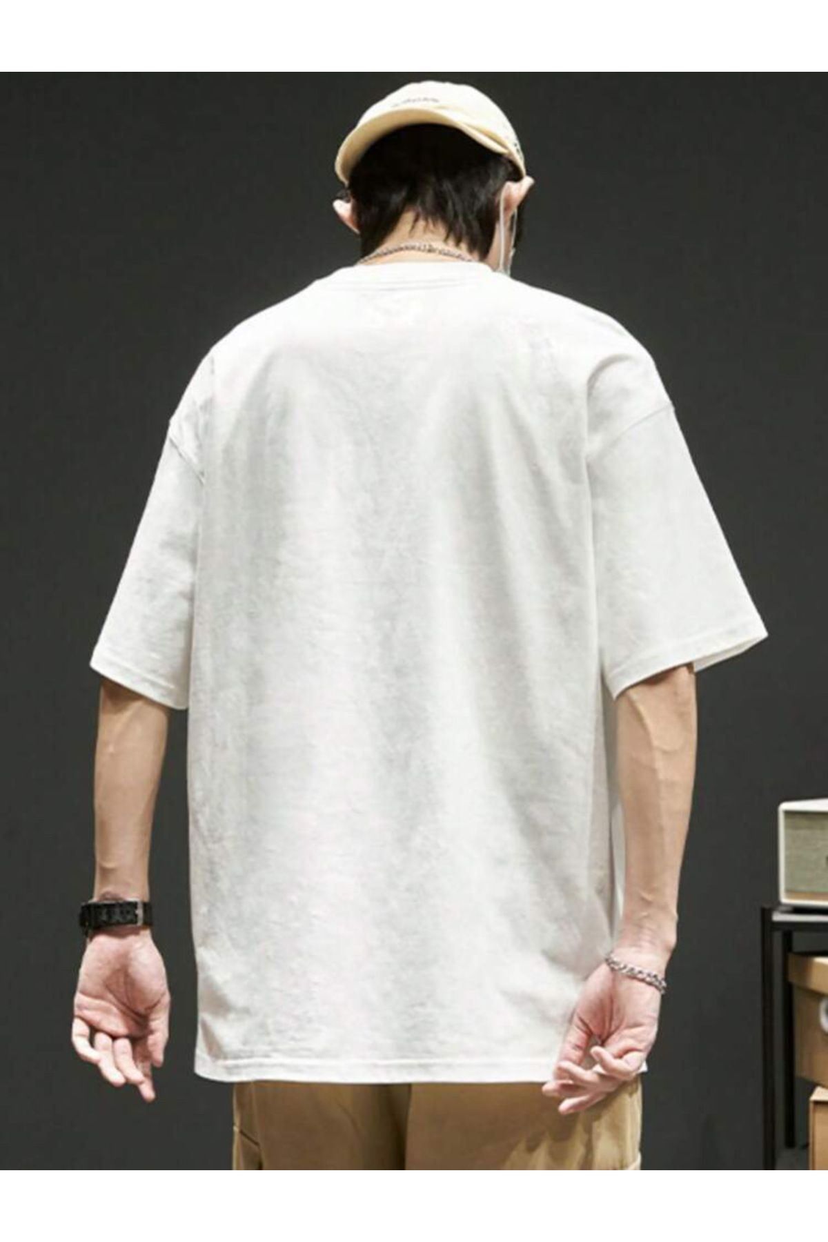 VBSVİBES-OVERSIZE FREEDOM PRINTED TSHIRT BASIC 4