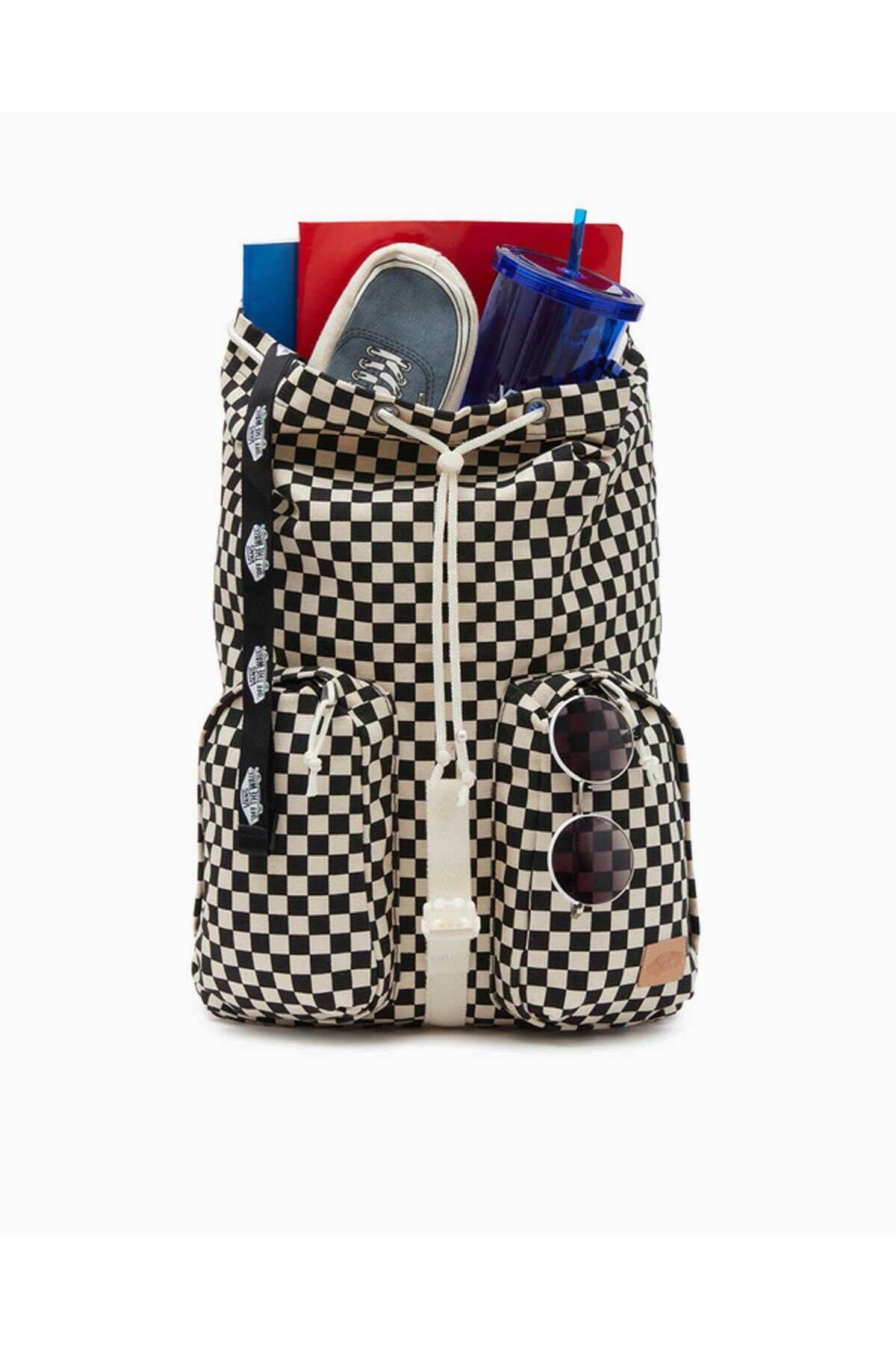 Vans-Field Trippin Rucksack Drawstring Backpack 2