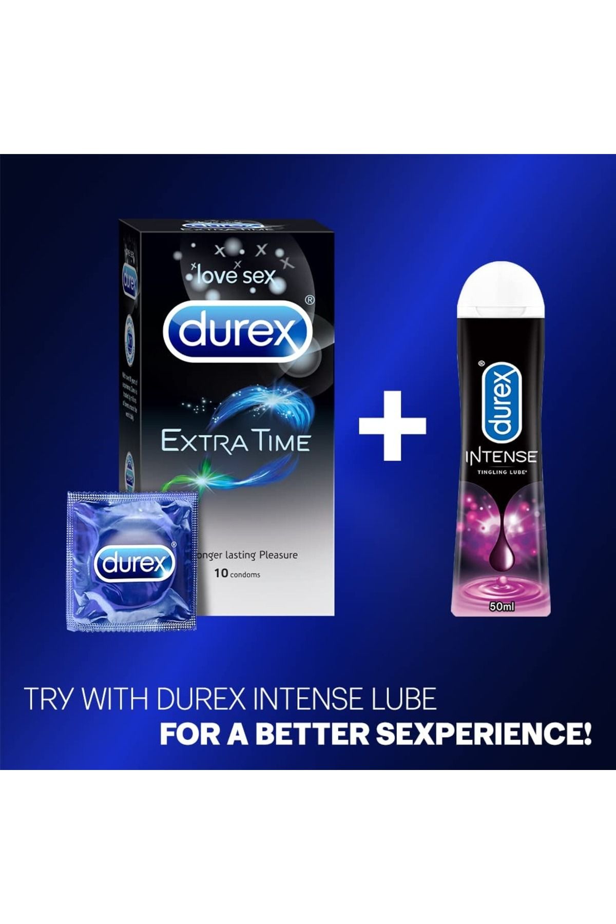 Durex-Pleasure Packs (Condoms - 10 Count (Extra Thin) & 10 Count (Extra Time) 7