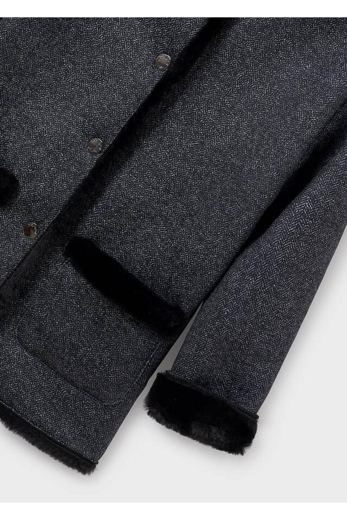 Mayoral İçi Peluşlu Kız Çocuk Kaşe Kaban_mnvs07476 fotoğrafı 2 (önizleme)