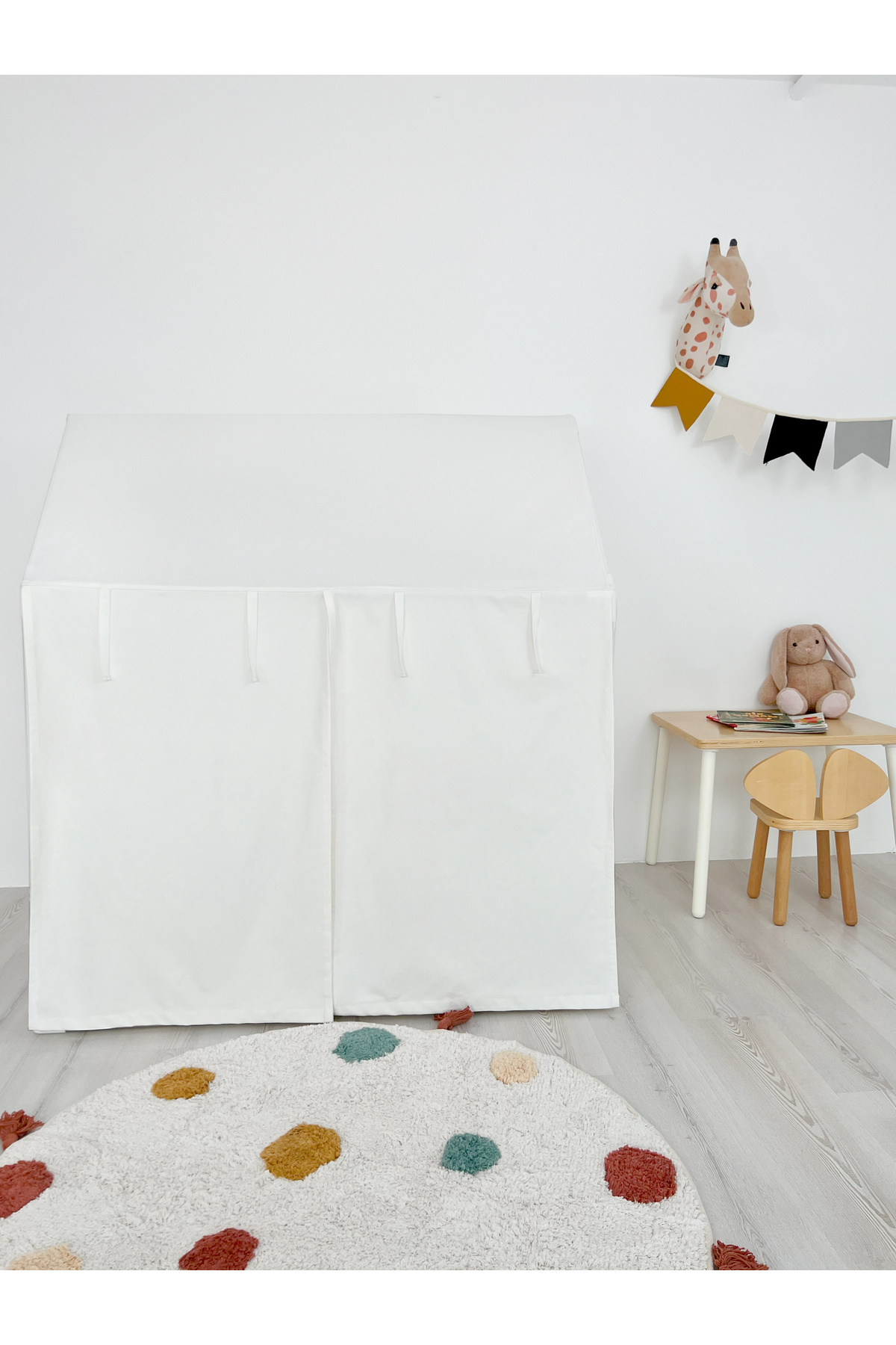 PAMUKA Twin Oyun Evi - White fotoğrafı 5 (önizleme)