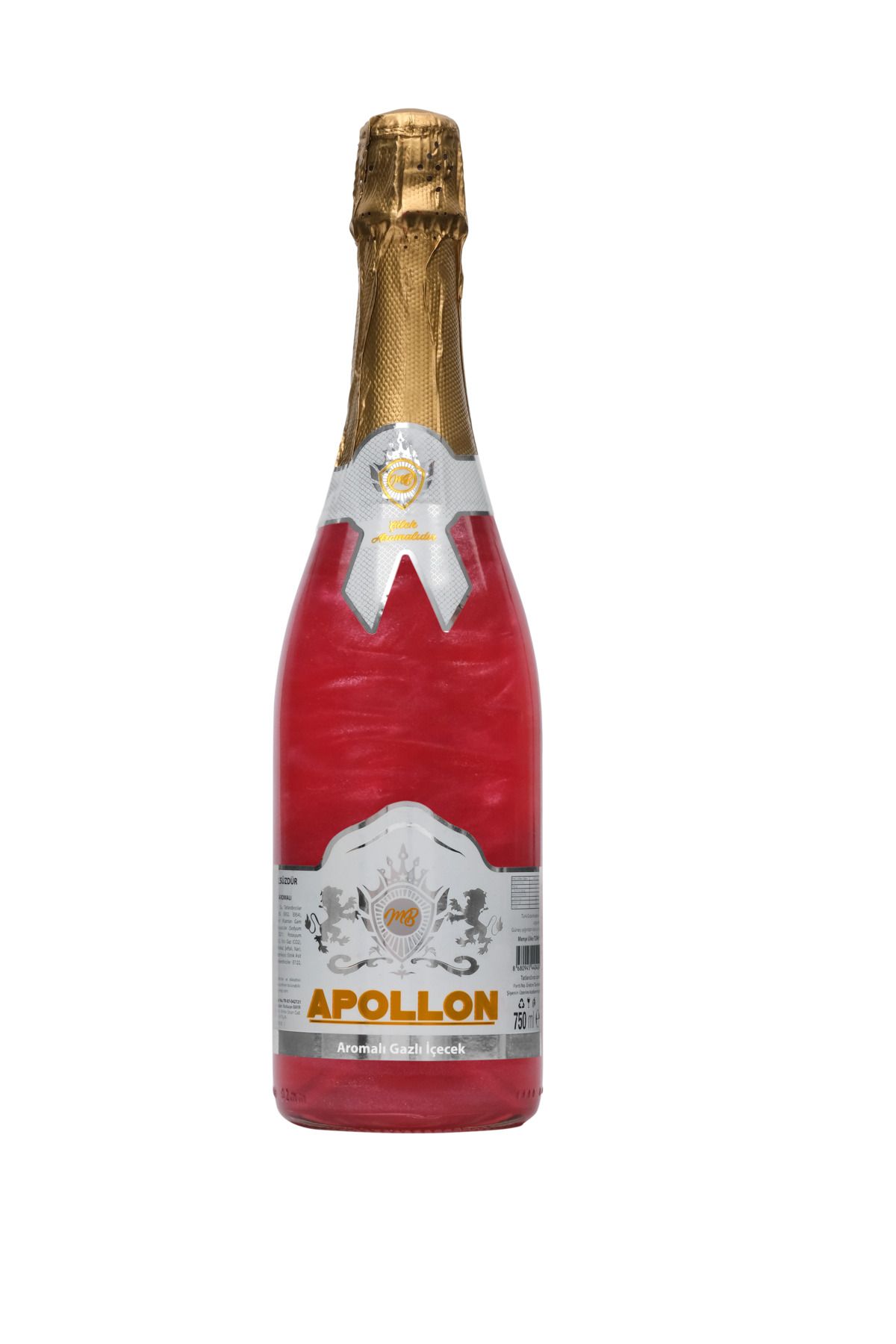 MB APOLLON ÇİLEK AROMALI ALKOLSÜZ SİMLİ VE RENKLİ - ÇİLEK AROMALI GAZLI İÇECEK