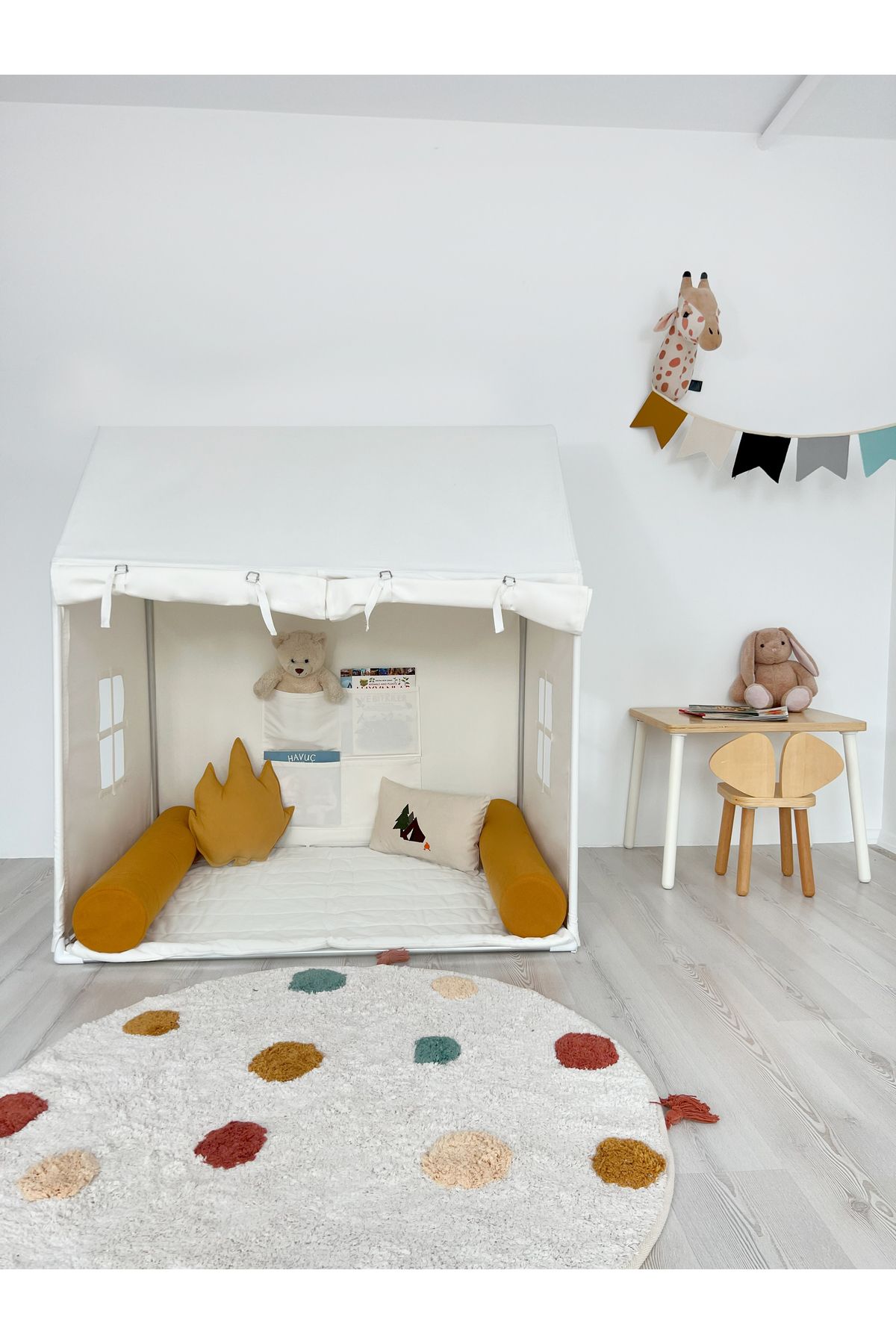 PAMUKA Twin Oyun Evi - White