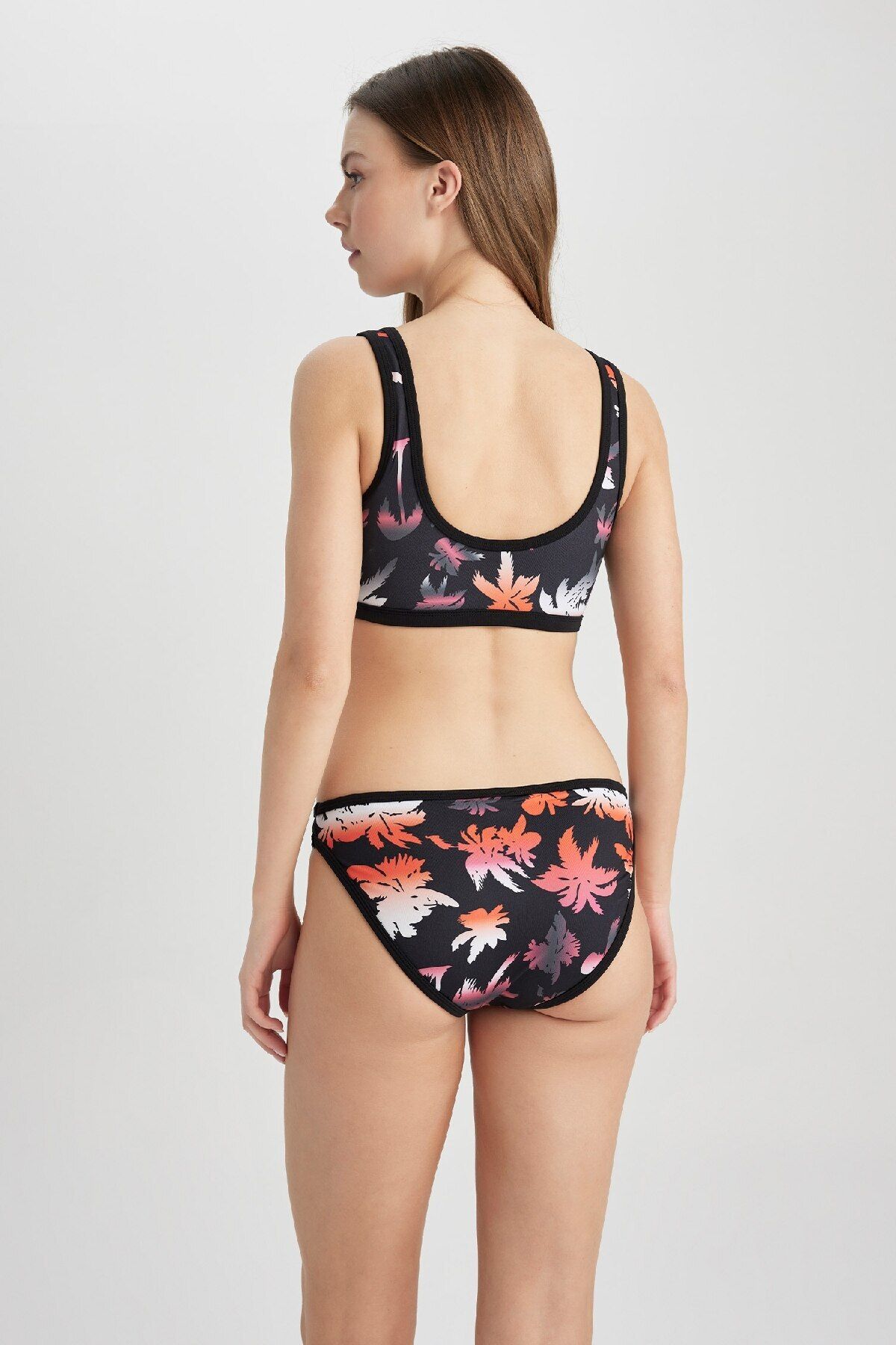 DeFacto-Defactofit Surfer Pattern Bikini Bottom Z9373Az23Hs 5