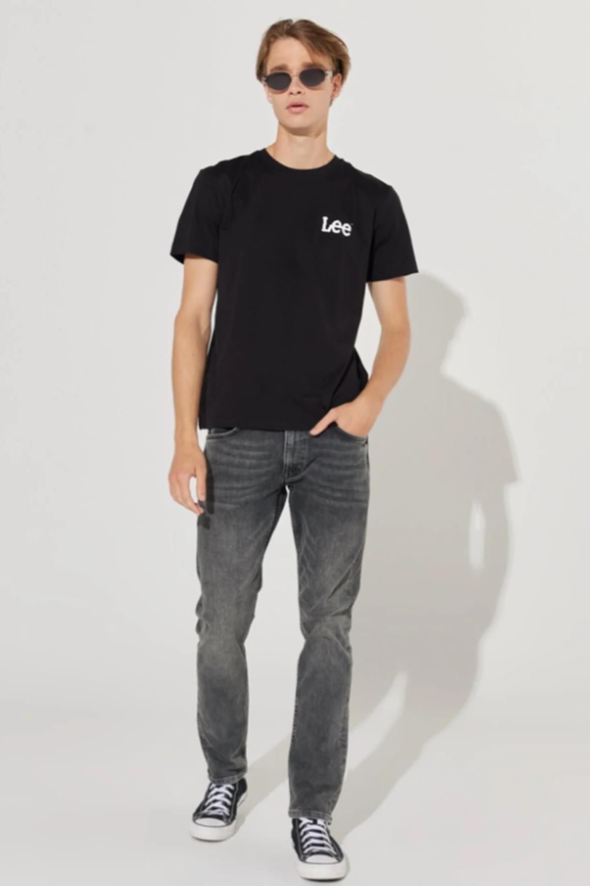 شلوار خاکستری مردانه L719053CM جین Luke Light Grey Lee