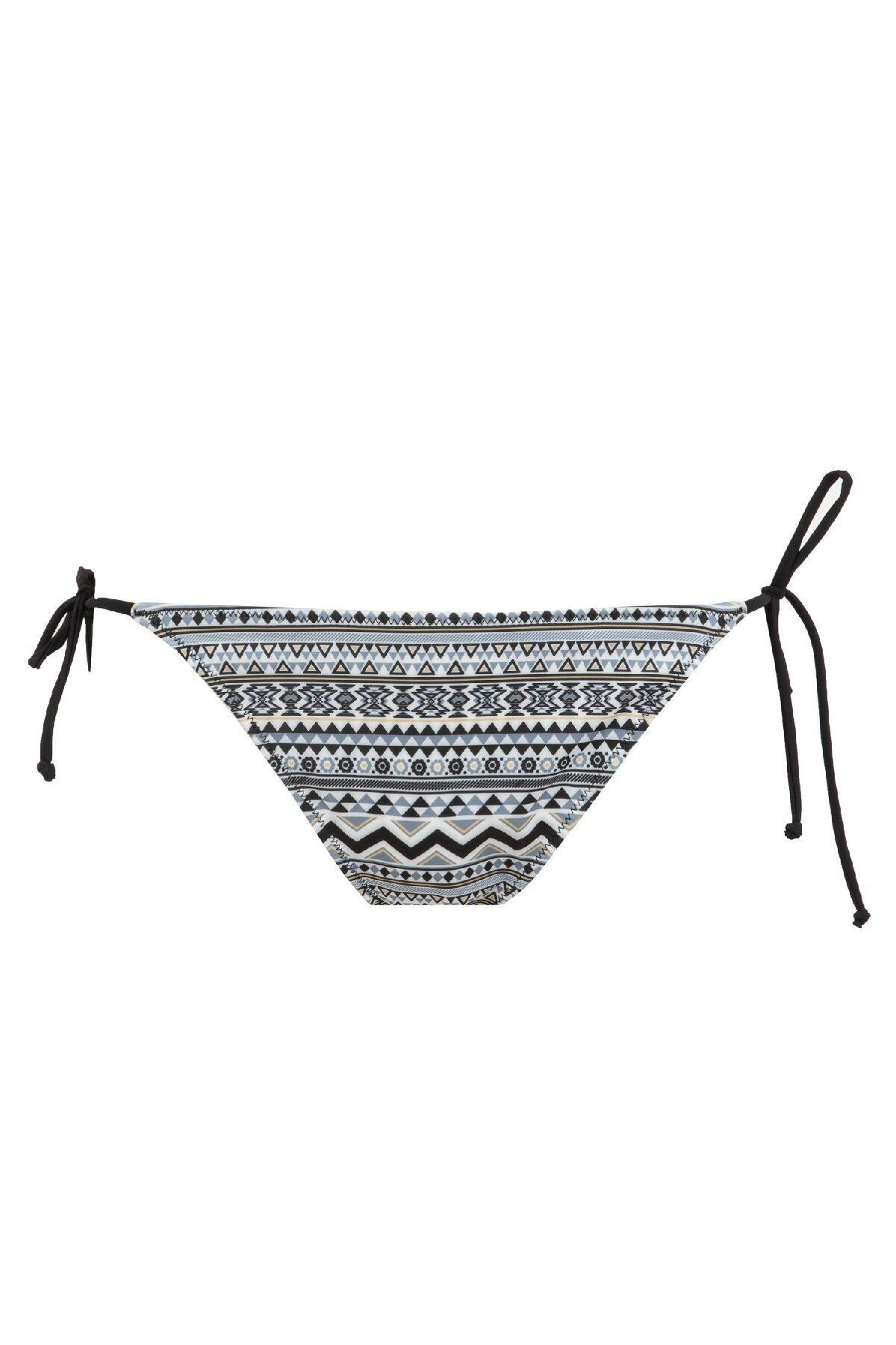DeFacto-Fall In Love Regular Fit Ethnic Patterned Bikini Bottom A0708ax23sm 7