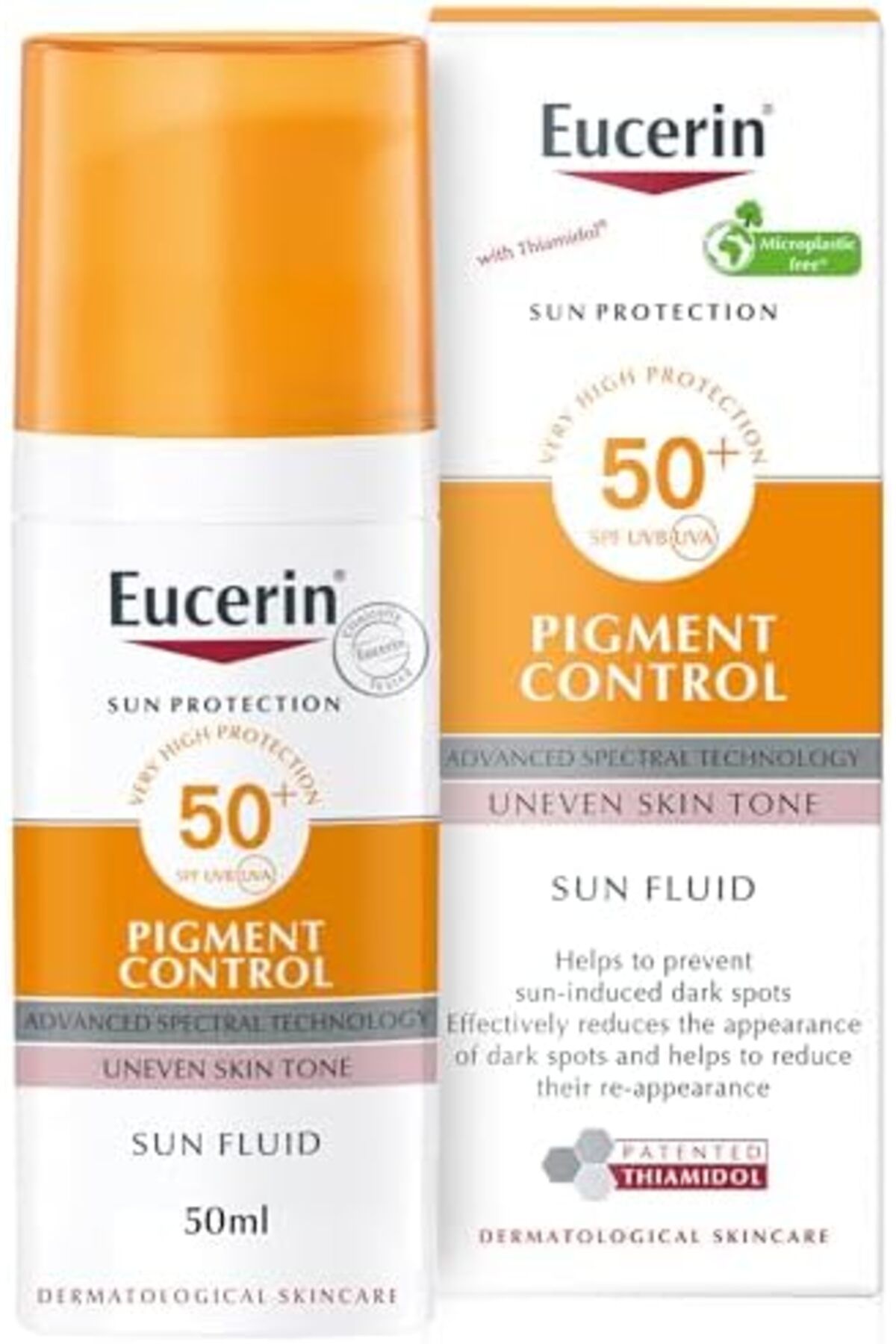 Eucerin-Eucerin Face Sunscreen Even Perfector Pigment Control Sun Fluid with Thiamidol, SPF50+ 2