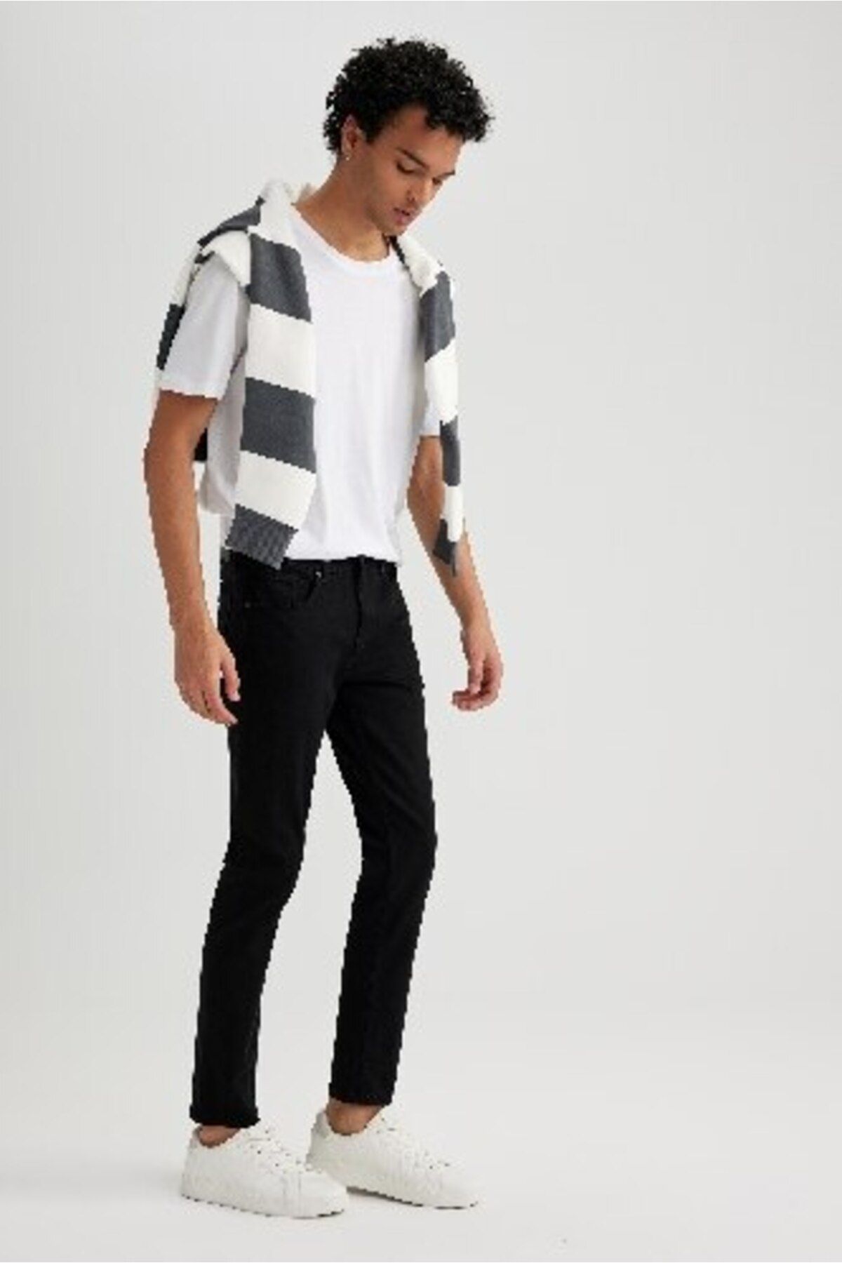 DeFacto-Carlo Skinny Fit Extra Skinny Fit Regular Waist Extra Skinny Leg Jeans Pants R8763az23au 4