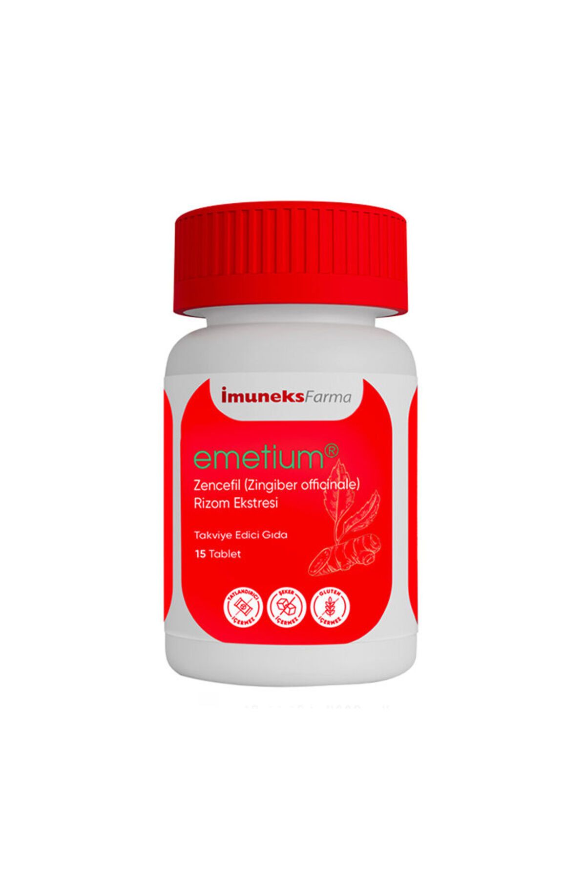 Imuneks-Emetium Ginger 15 Tablets 1