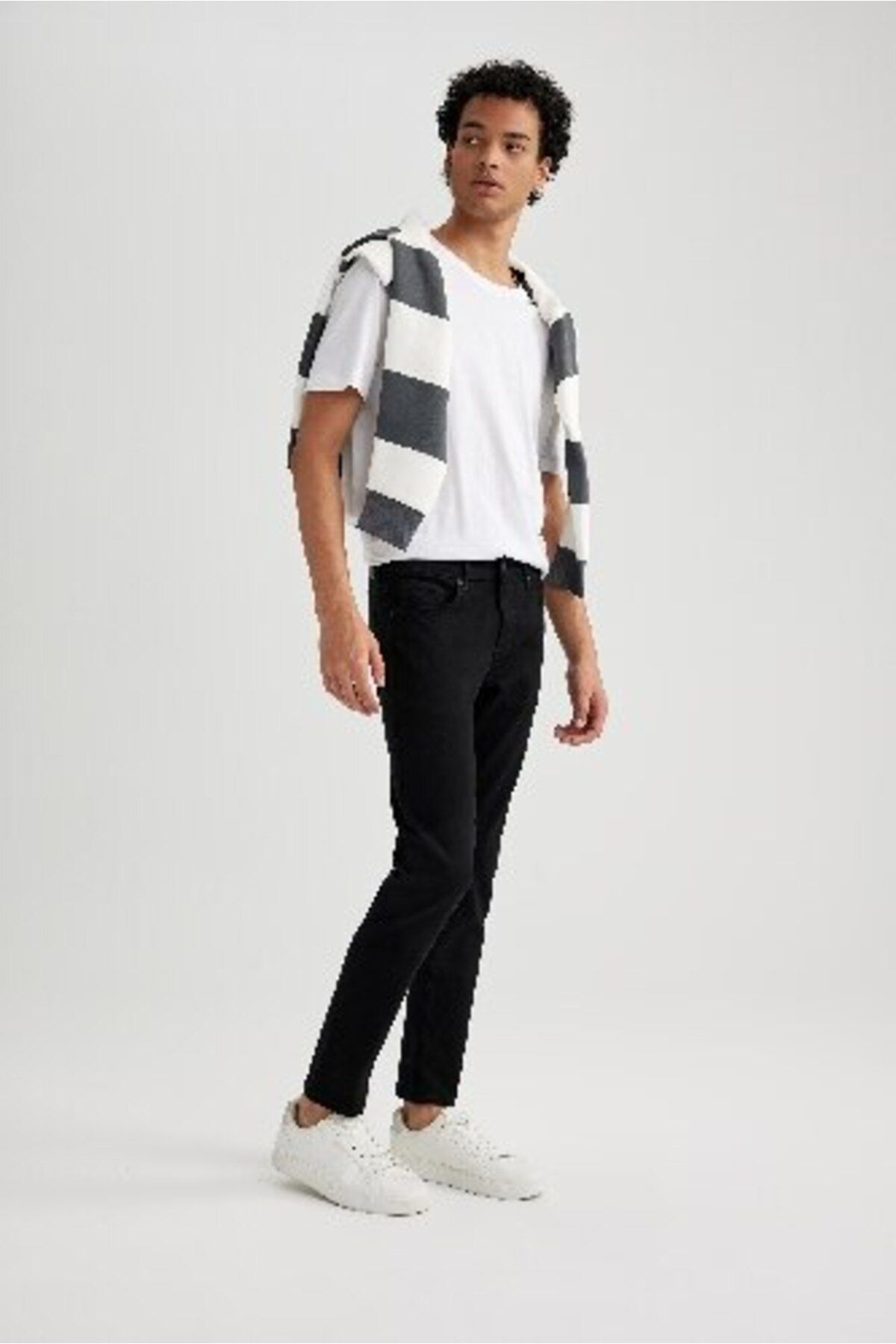 DeFacto-Carlo Skinny Fit Extra Skinny Fit Regular Waist Extra Skinny Leg Jeans Pants R8763az23au 3