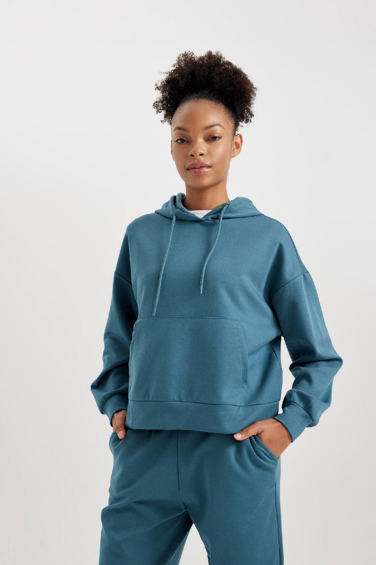 DeFacto-Skuba Diver Sports Sweatshirt mit Kapuze – Passform B0962ax23wn 3