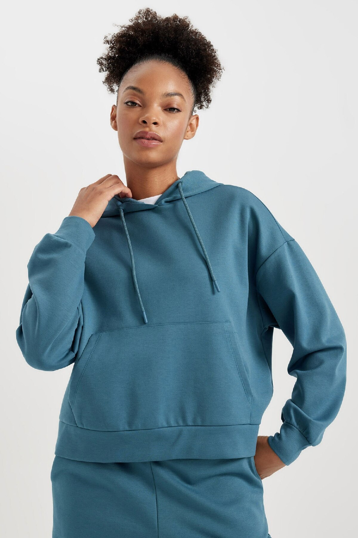 DeFacto-Skuba Diver Sports Sweatshirt mit Kapuze – Passform B0962ax23wn 1