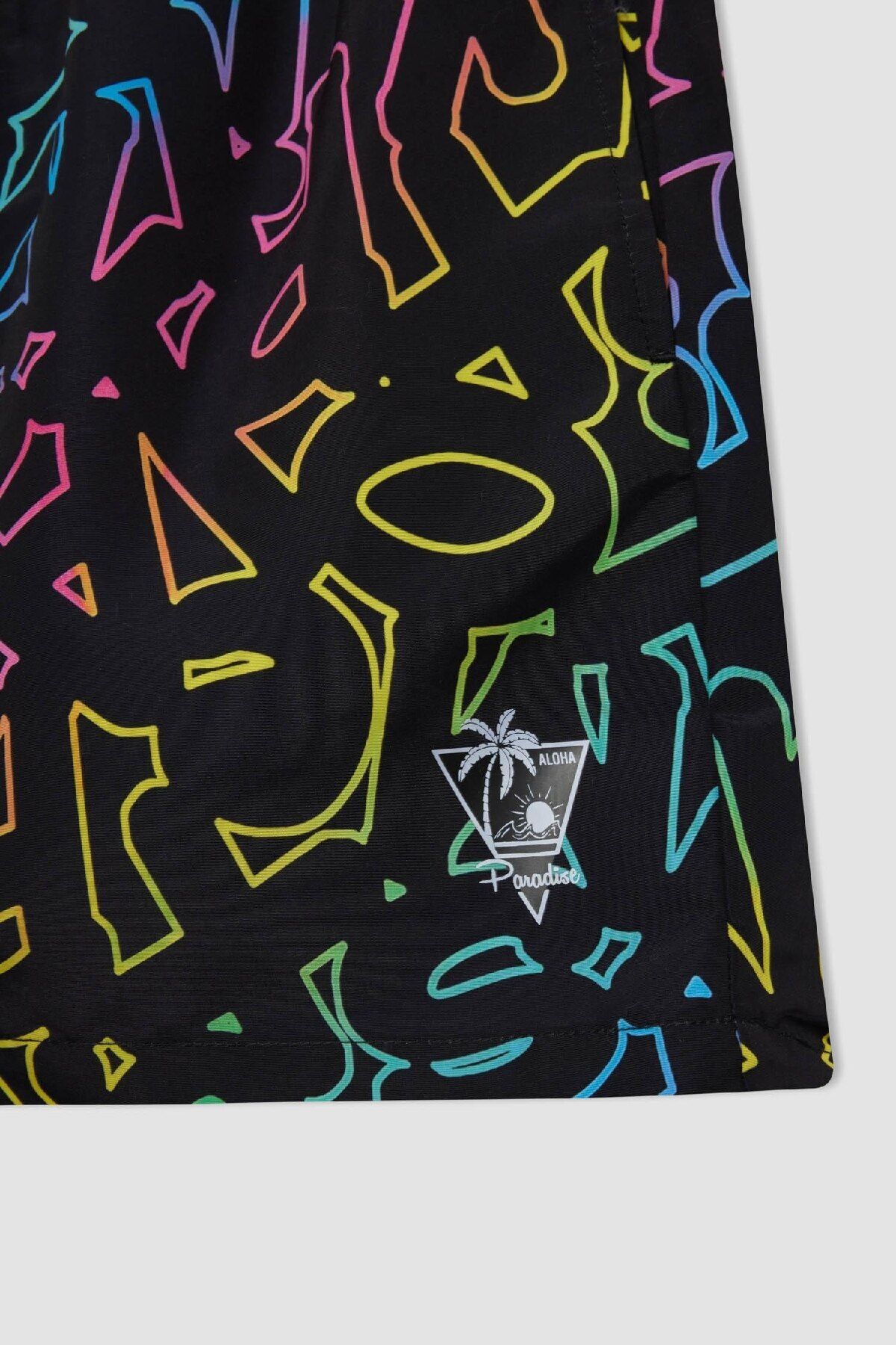 DeFacto-M8615Az24Hs Model Patterned Short-Length Swim Shorts 8