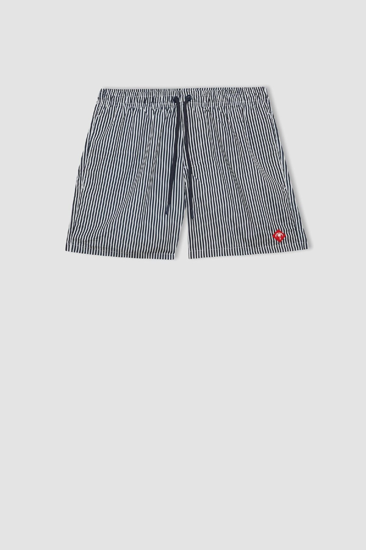 DeFacto-Gestreifte, mit Mesh gefütterte, kurze Badeshorts U0024AZ24HS 7