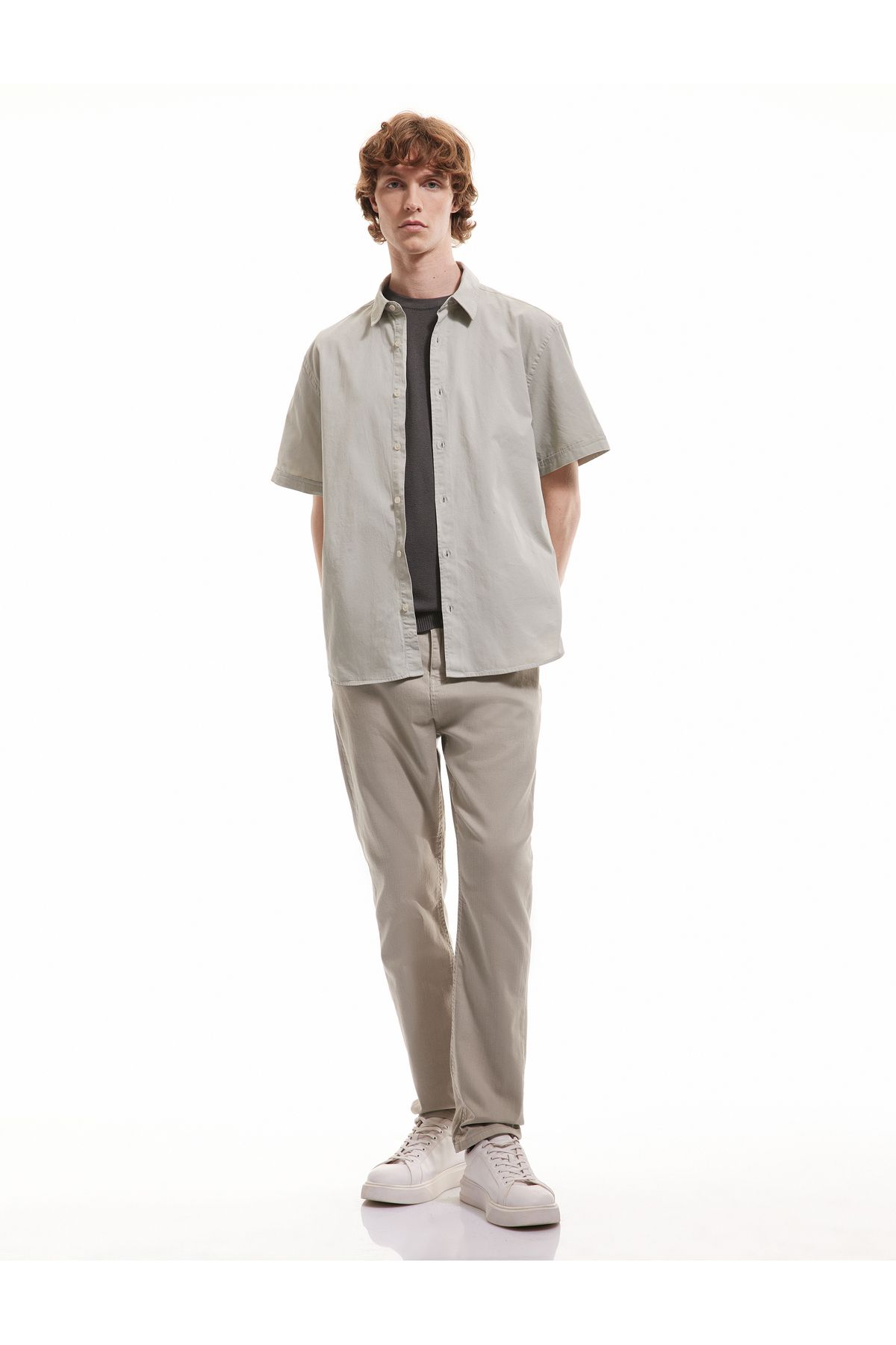 Koton Yeni Sezon Pamuklu Straight Fit Gabardin Pantolon