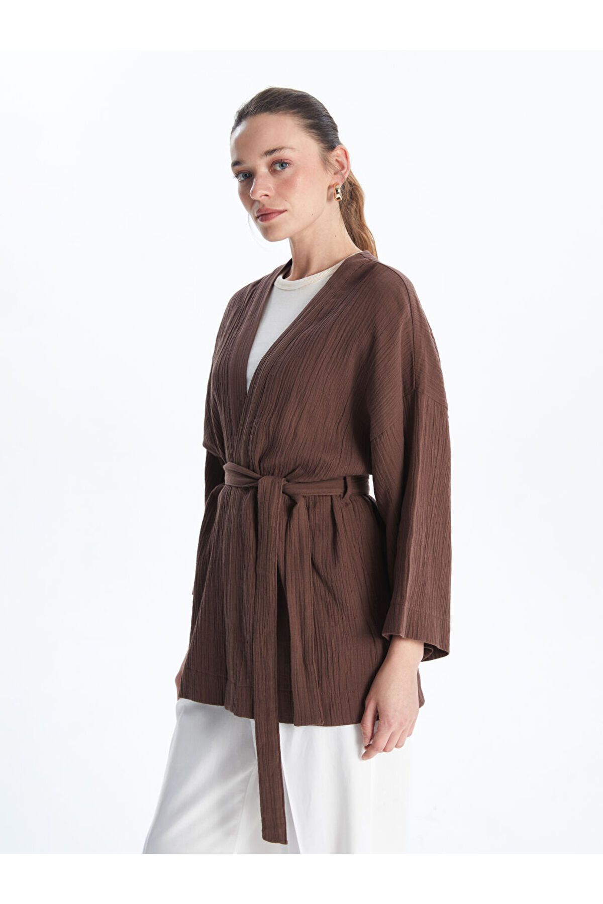 LC Waikiki Şal Yaka Kadın Kimono