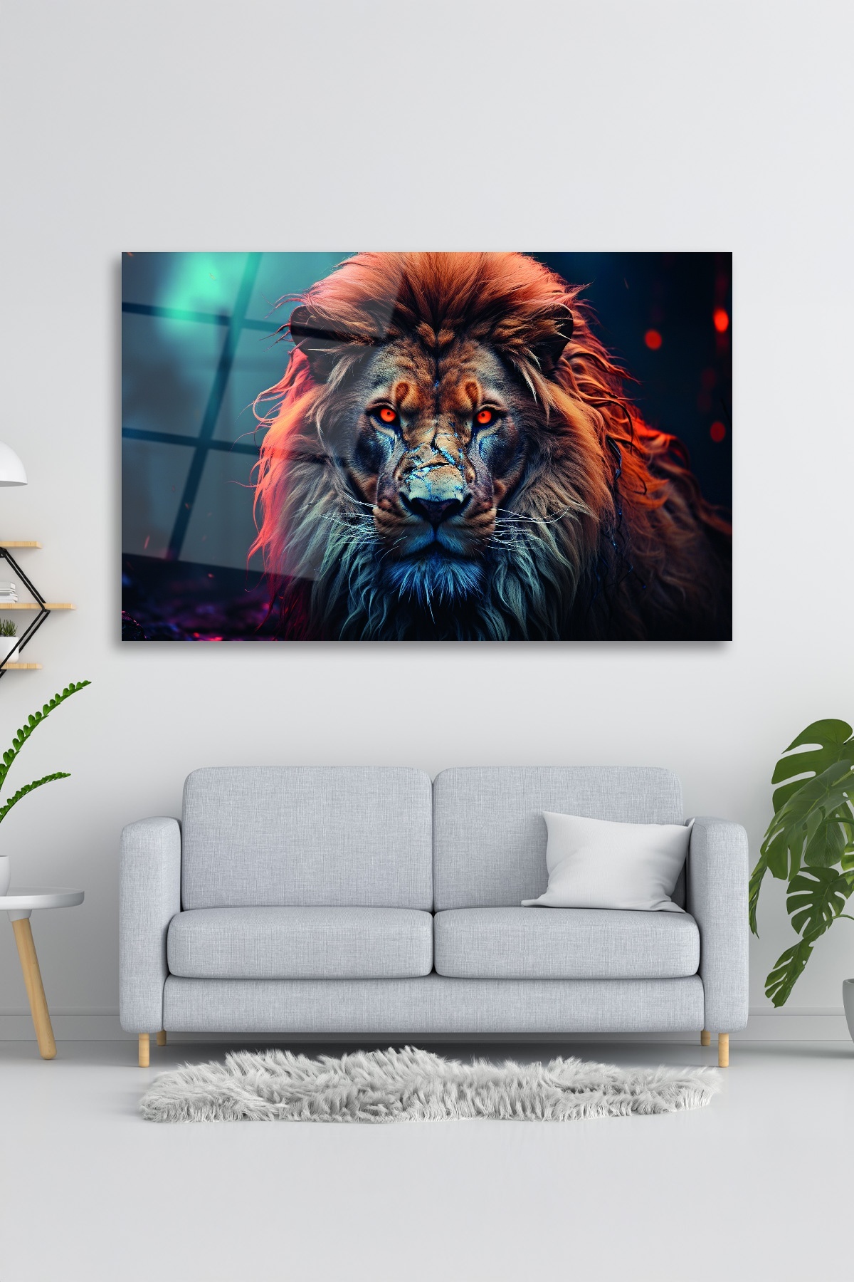 ASLAN CAM TABLO görsel 3