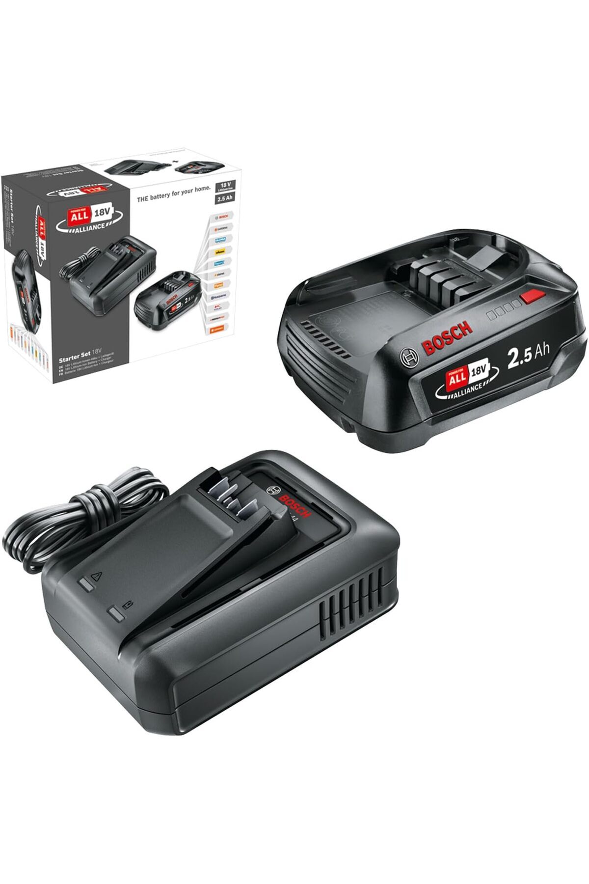 Bosch 18 V (1x2.5 Ah + AL 18V-44) Akü Seti