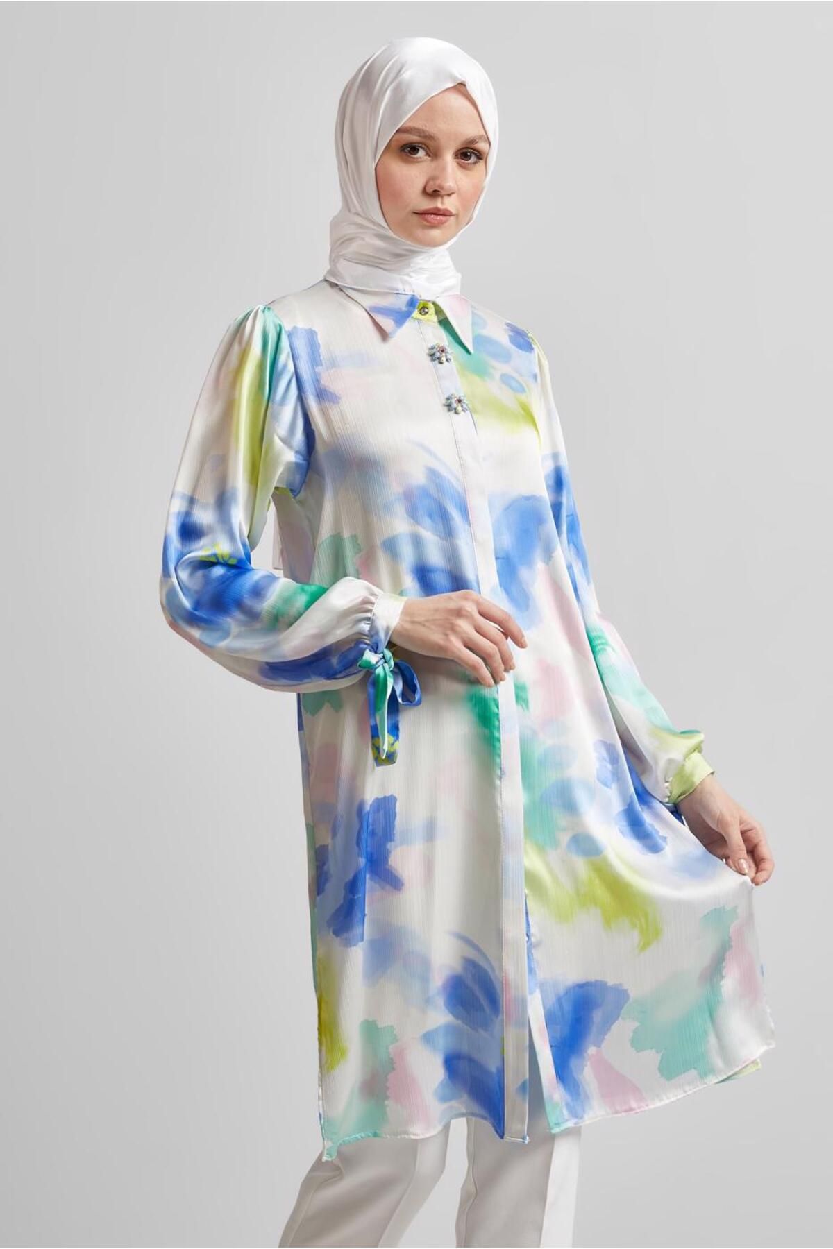 تونیک نخی طرح دار 45399 Alvina