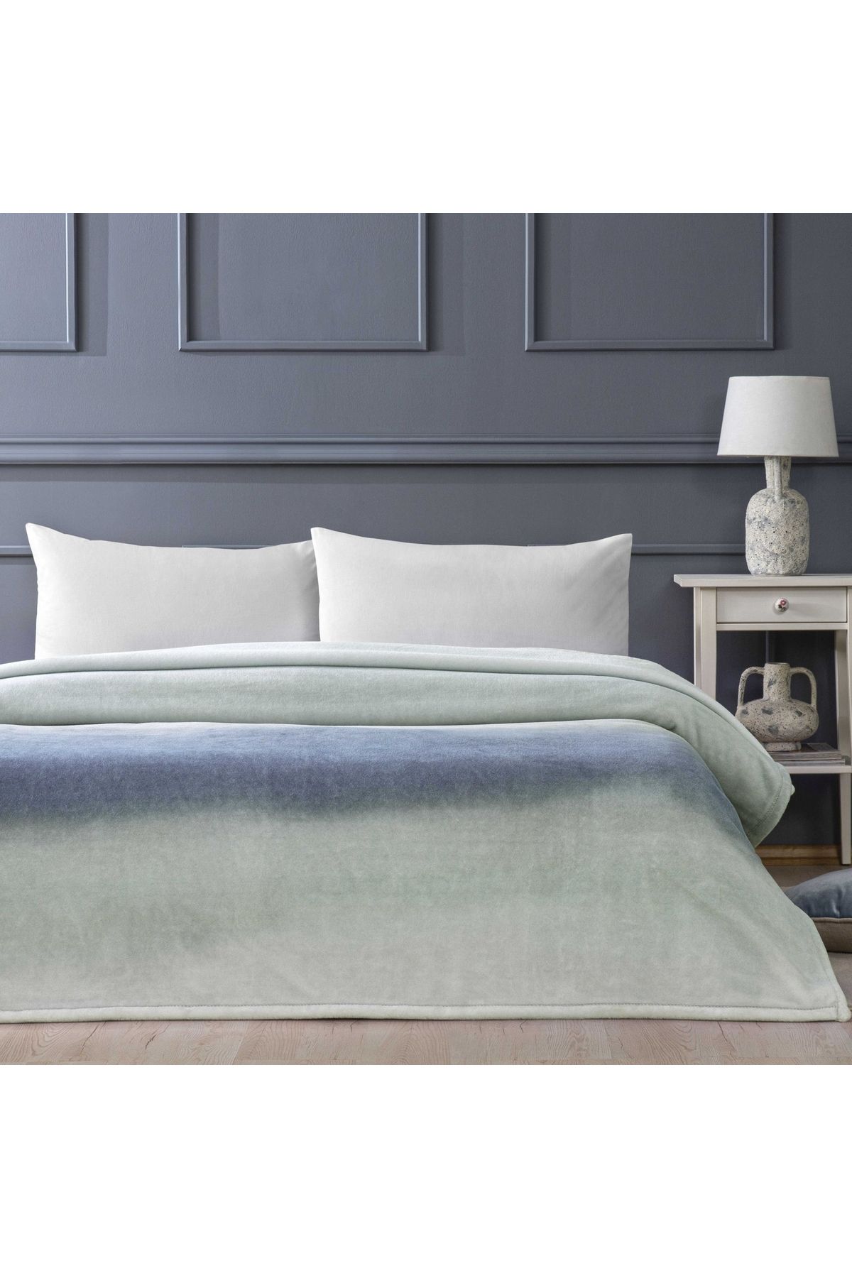 Linens Pătură Albastră Blurry Single - 130 x 170