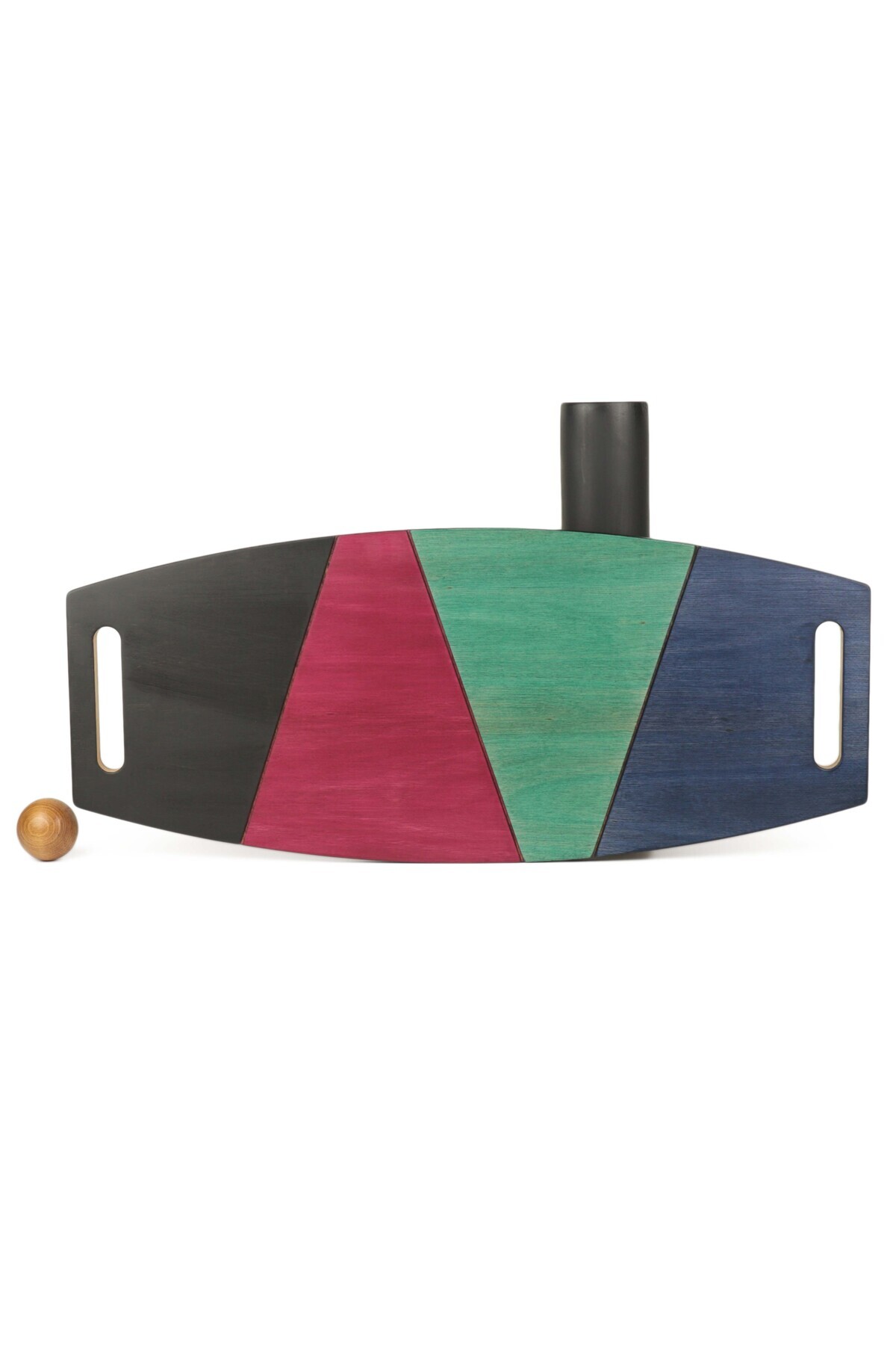 Wood Stone Art-Colorful Balance Board - Balance Roller Board - Dual Function Surfing and Kayaking Training Board 3