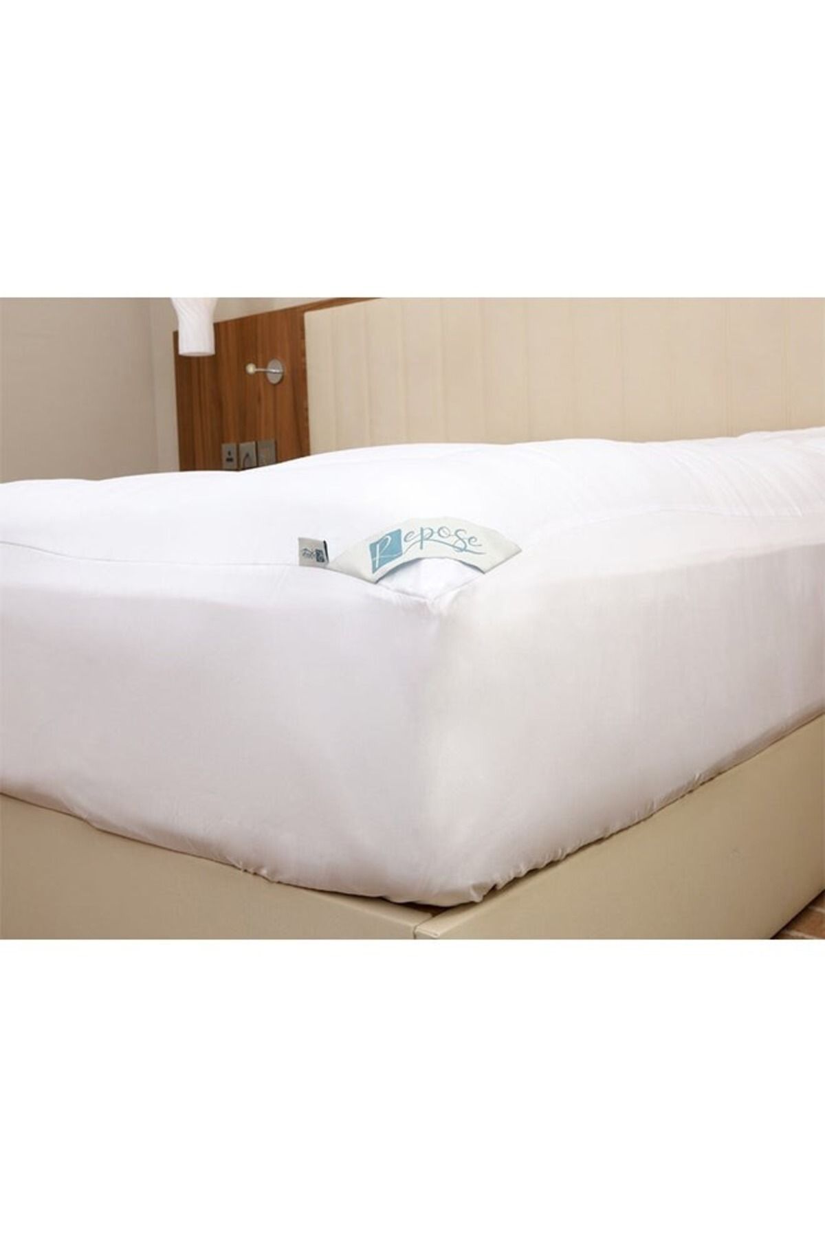 smart home-Mattress Single Size Topper With Microfiber Outer Face Fabric White 120 x 200cm 3