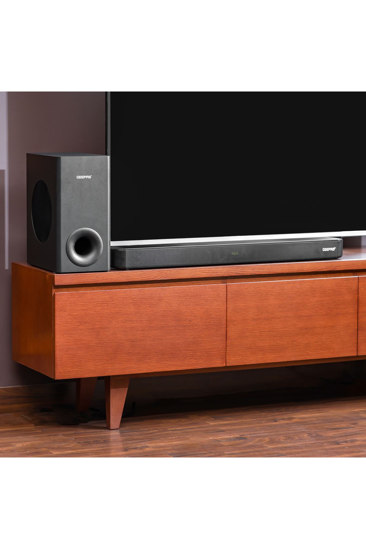 Geepas-مكبر صوت لاسلكي | USB/AUX/بلوتوث/HDMI مع جهاز تحكم عن بعد وشاشة LED GMS11172 4