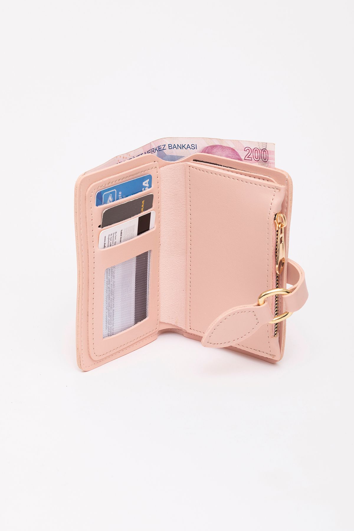 SHAKA-Powder Shk66 Stylish Wallet with Drop Buckle, Snap Fastener Front Pocket, Coin and Paper Money Compartment, Card Holder 3