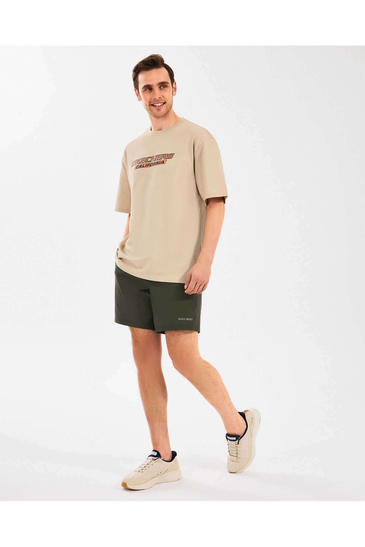 شورت سبز مردانه کوتاه 7 اینچی M Micro S2510195-308 Skechers